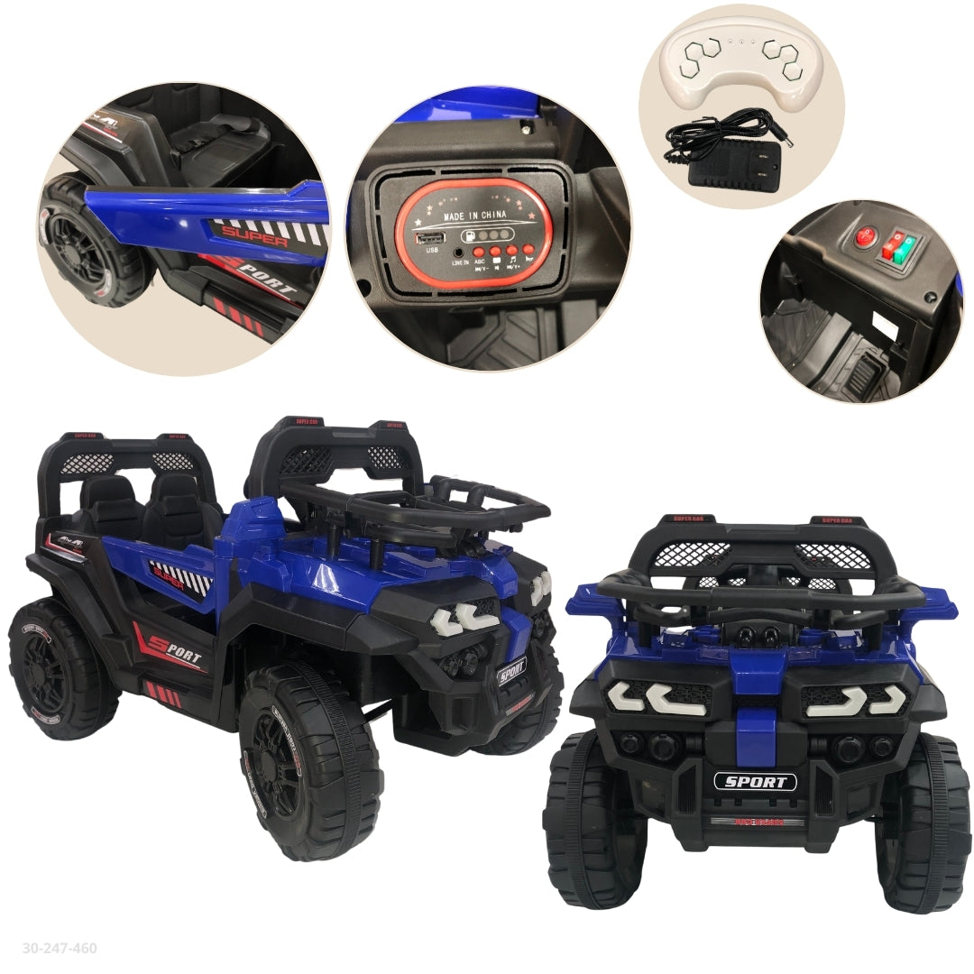 CARRO AZUL PARA NIÑO