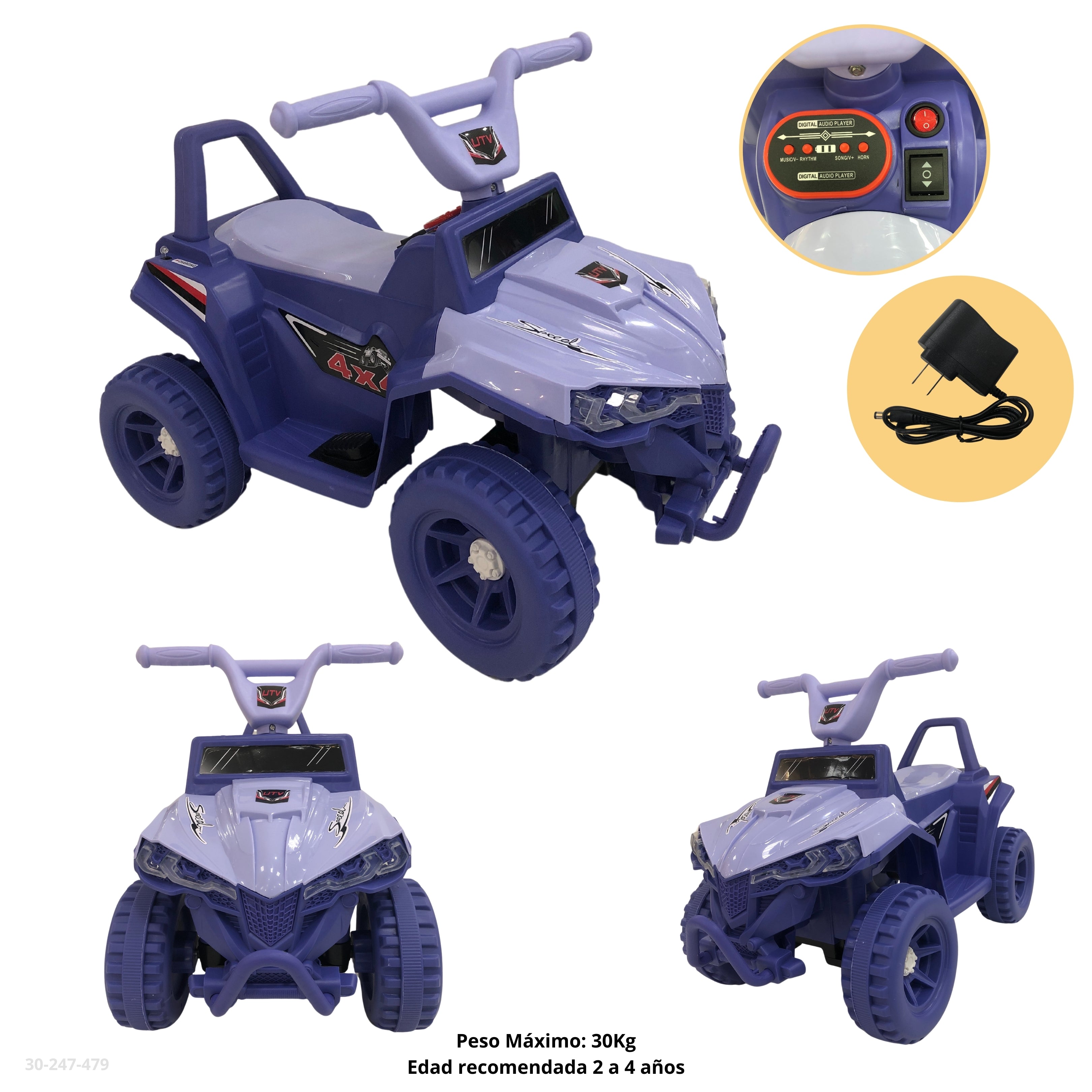 CARRO MOTO SAFARI MORADO