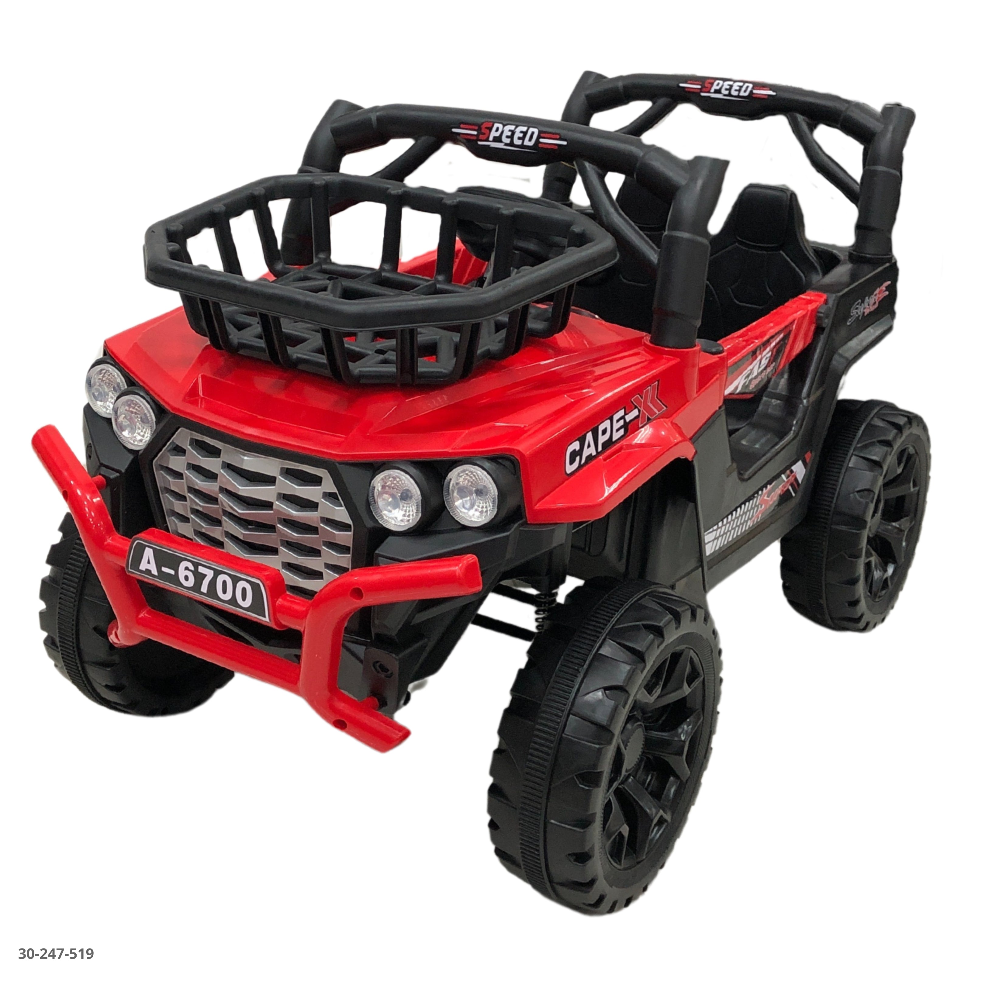 CARRO ROJO PARA NIÑOS - plástico