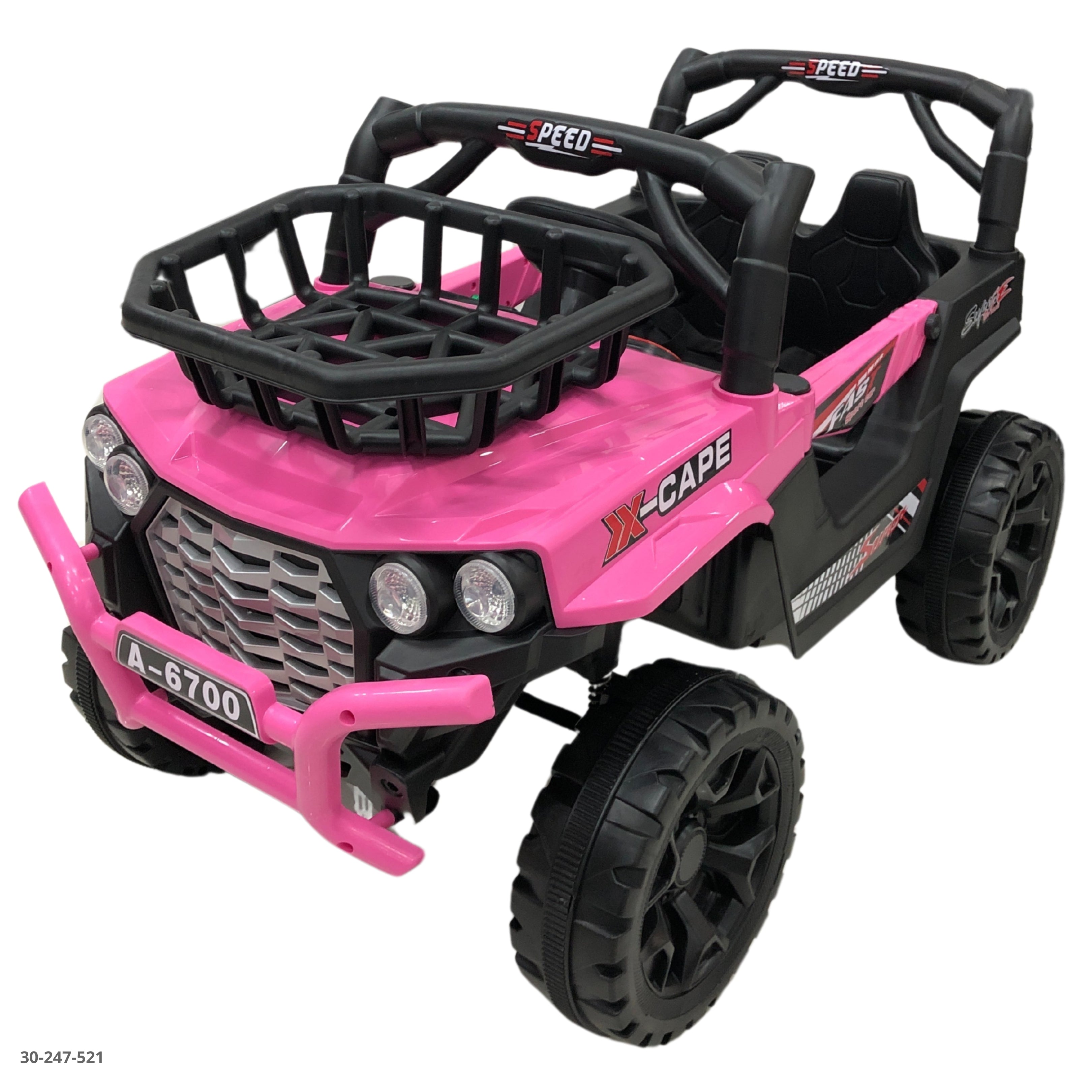 CARRO ROSADO PARA NIÑAS