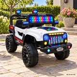 Jeep Eléctrico para Niños con Faros Redondos LED - en ambiente (30-247-556)