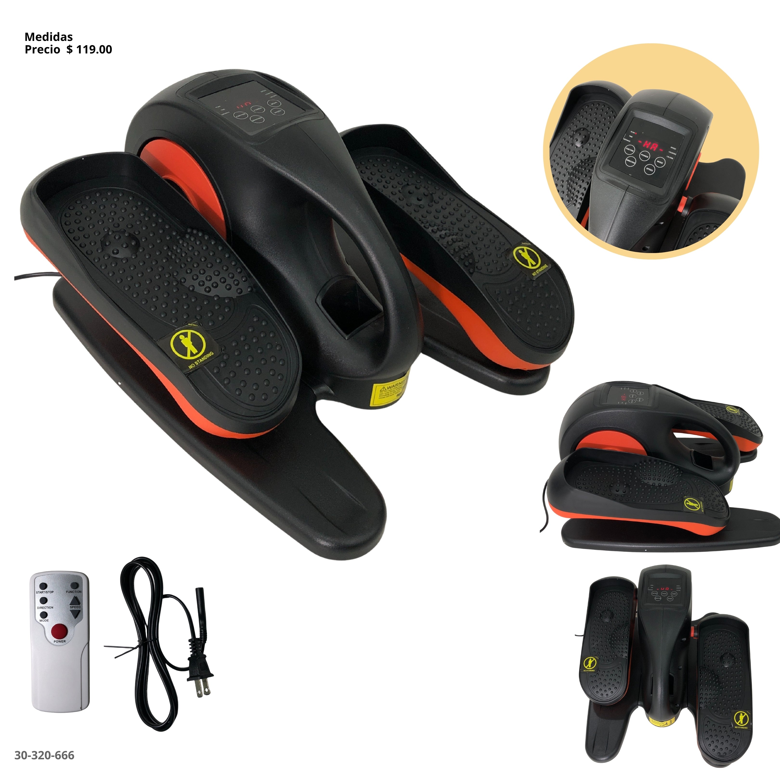 EJERCITADOR ELIPTICO DE PIERNAS/ 110VOLT