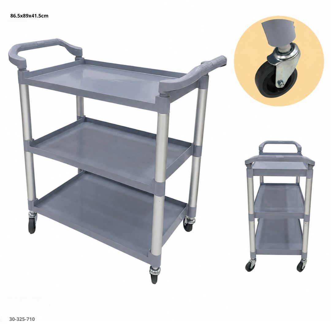 Carro C/3 Niveles de Almacenamiento Pequeño para Comida
