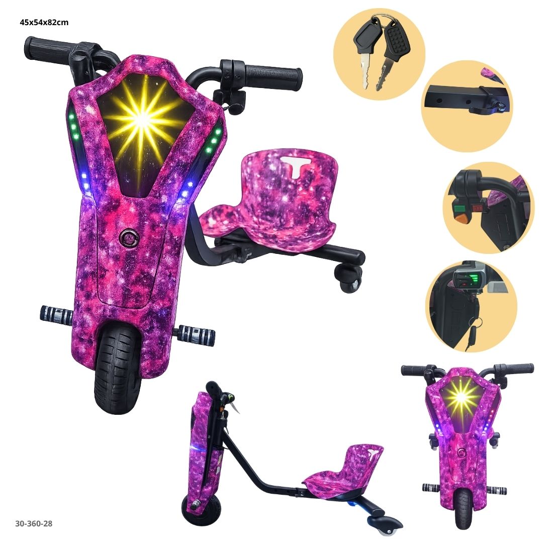 MOTO TRICICLO PARA NIÑAS Y NIÑOS