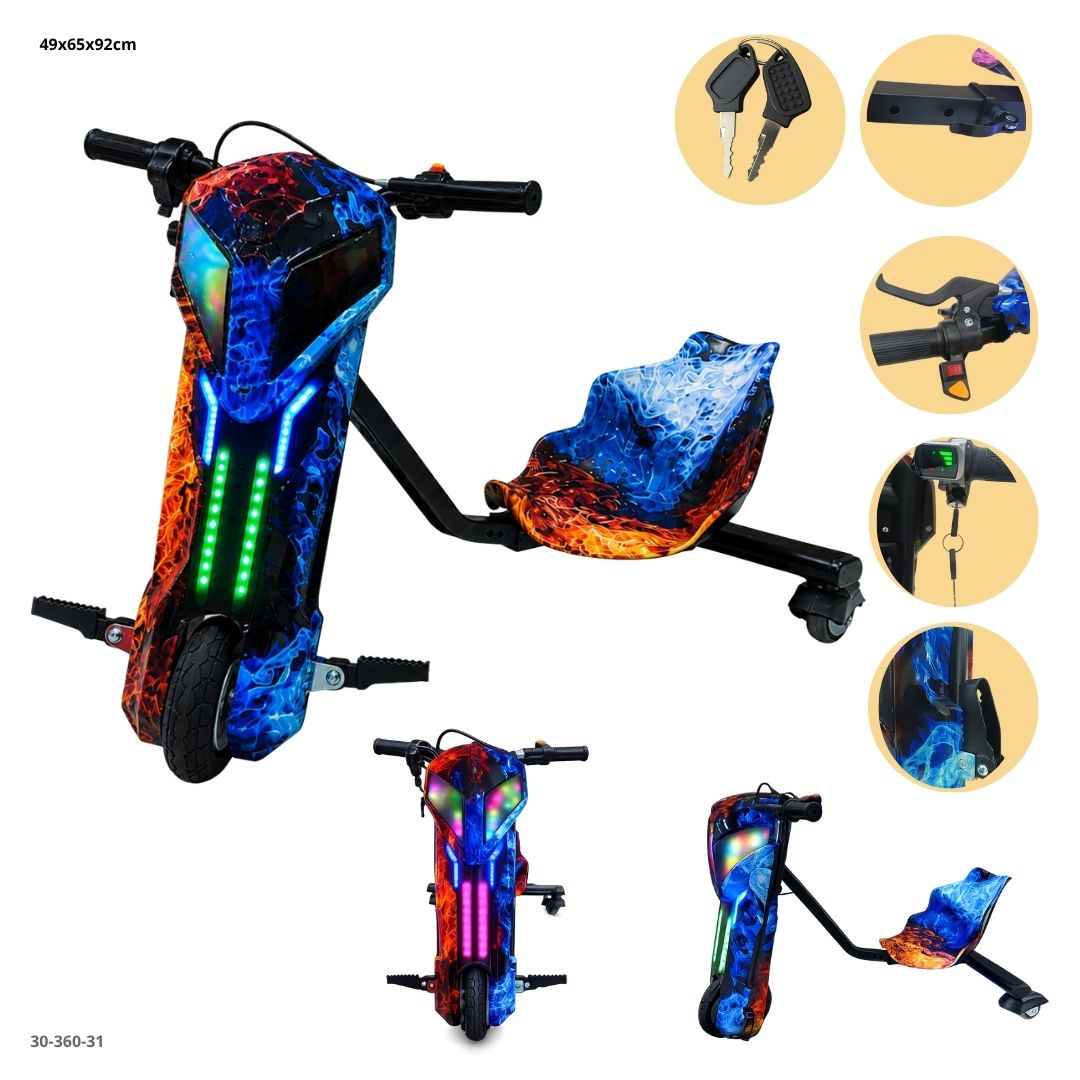 MOTO TRICICLO PARA NIÑAS Y NIÑOS