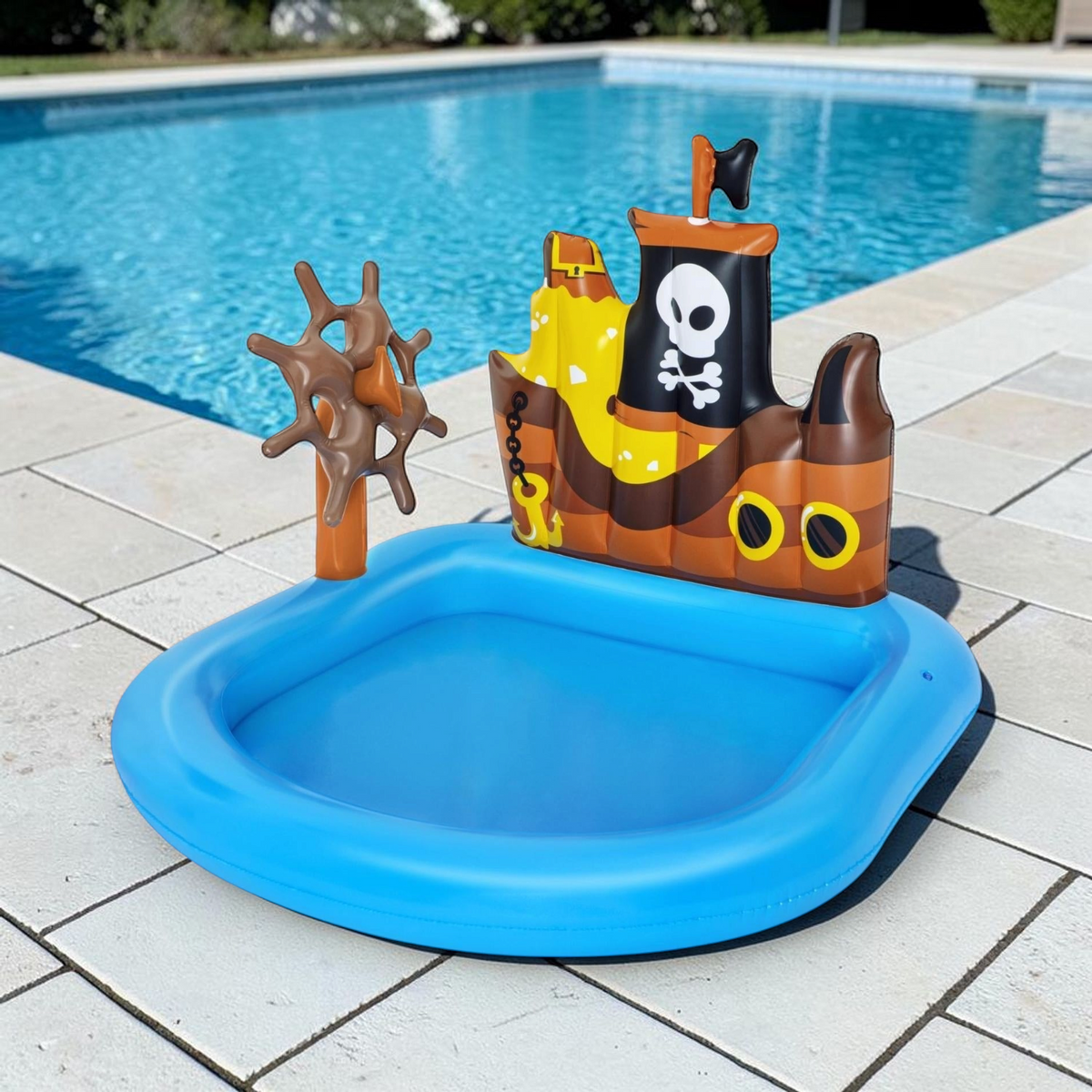 Piscina Inflable Piratas 140*130*104CM en ambiente
