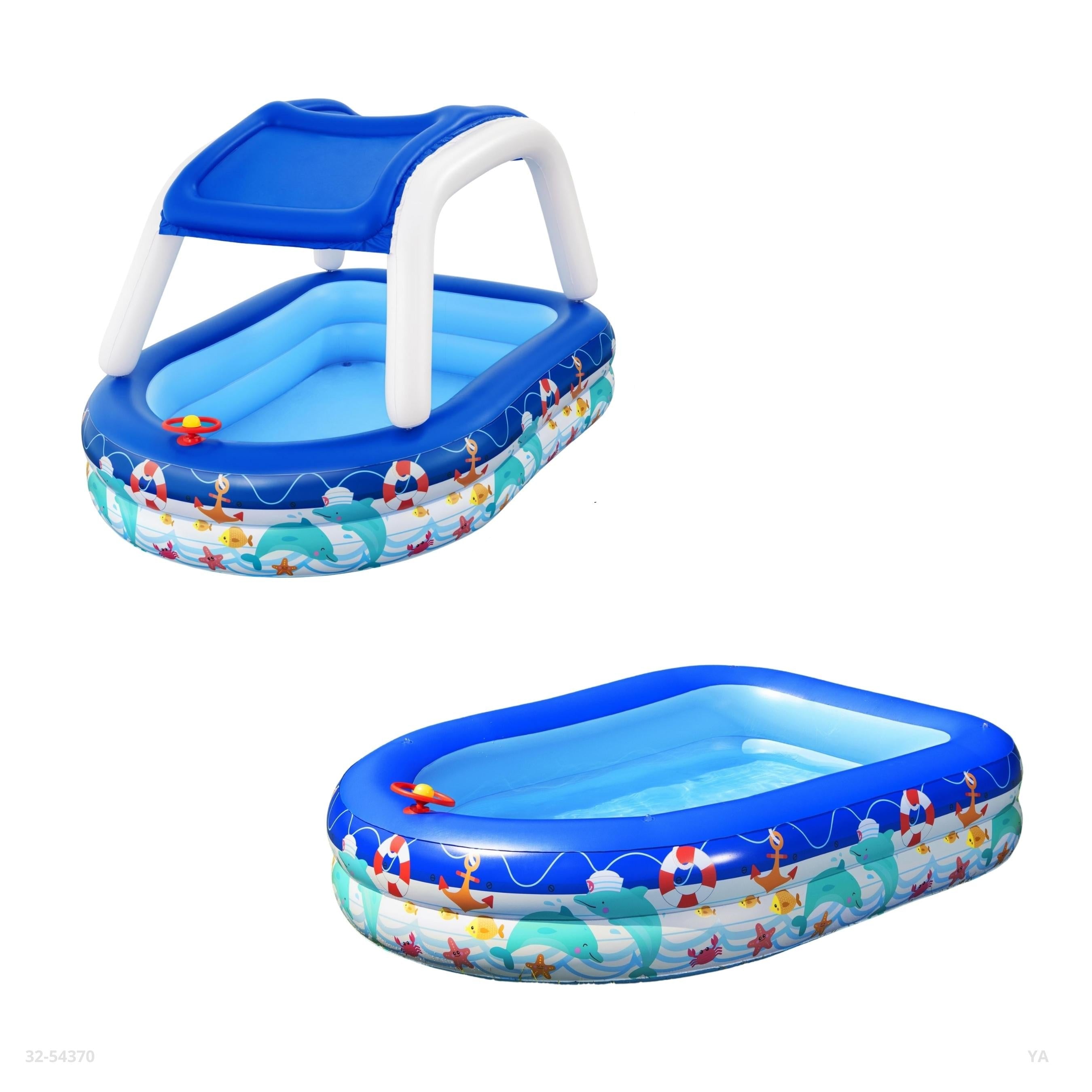 PISCINA INFLABLE PARA BEBES CON TECHO 213*155*132CM