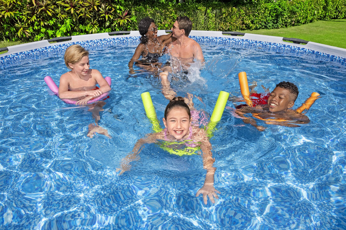 Piscina Bestway Steel Pro Max Redonda 457x122 cm - en uso (32-56439)