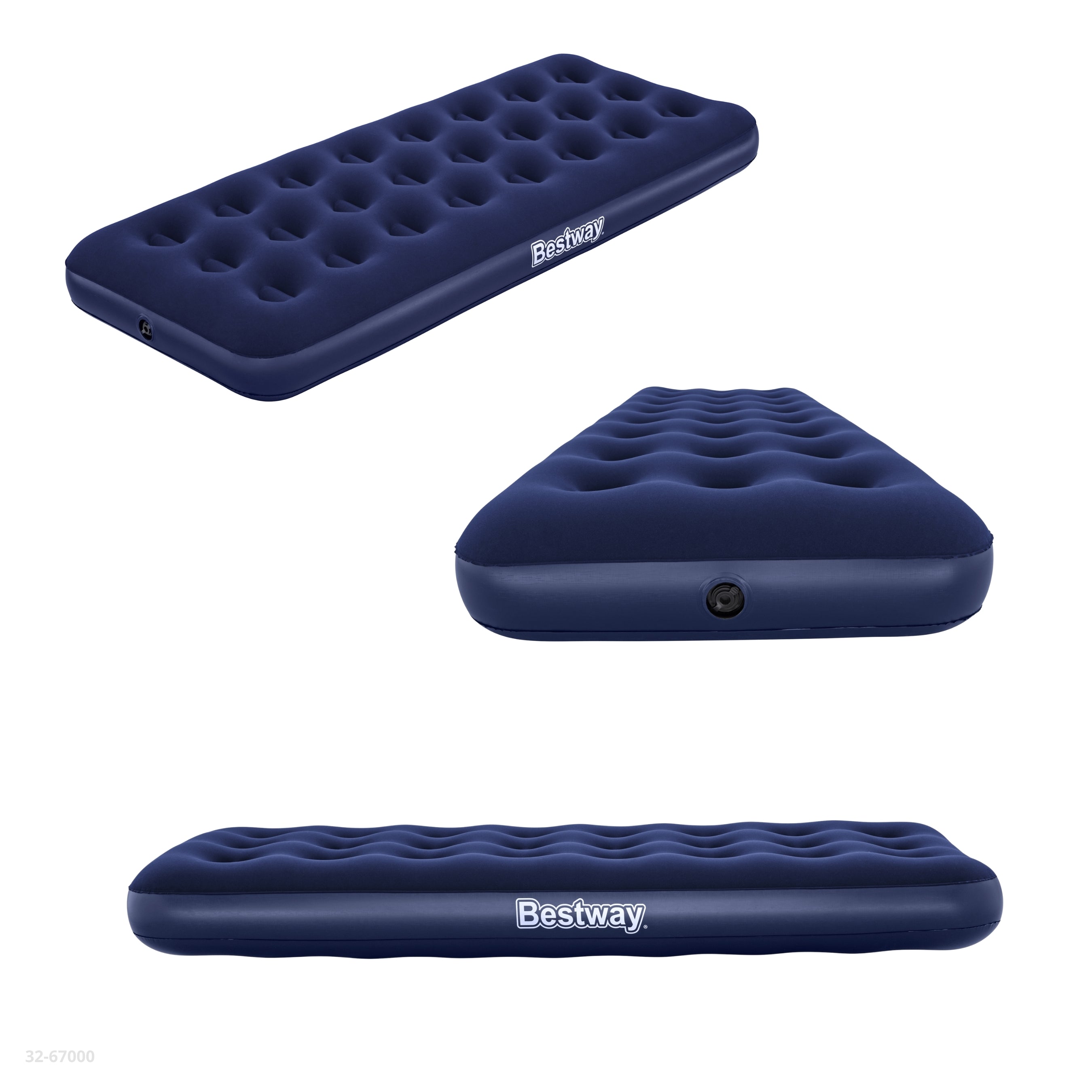 COLCHON INFLABLE JR TWIN AZUL