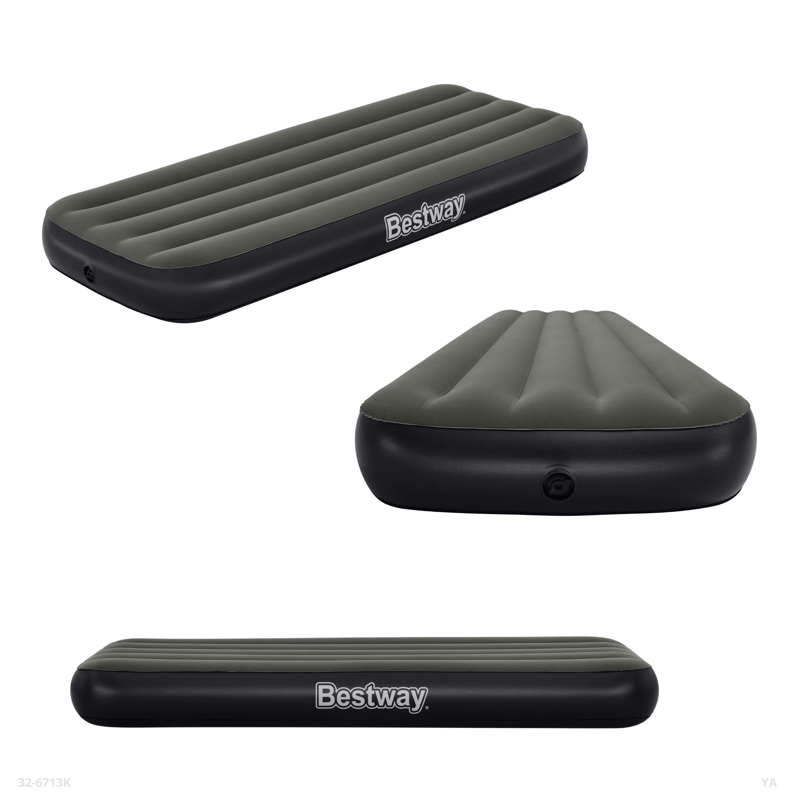 COLCHON INFLABLE JR TWIN NEGRO 185*76*25CM