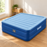 Colchón Inflable Bestway King 203 x 193 x 56 cm con Inflador Eléctrico en ambiente de habitación