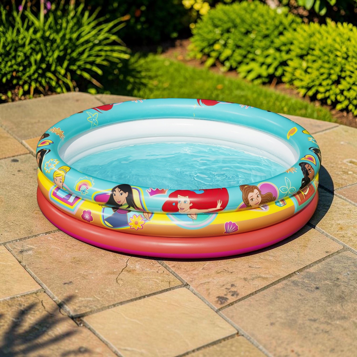 Piscina Redonda de Princesas P/Nñas 122*30CM en ambiente