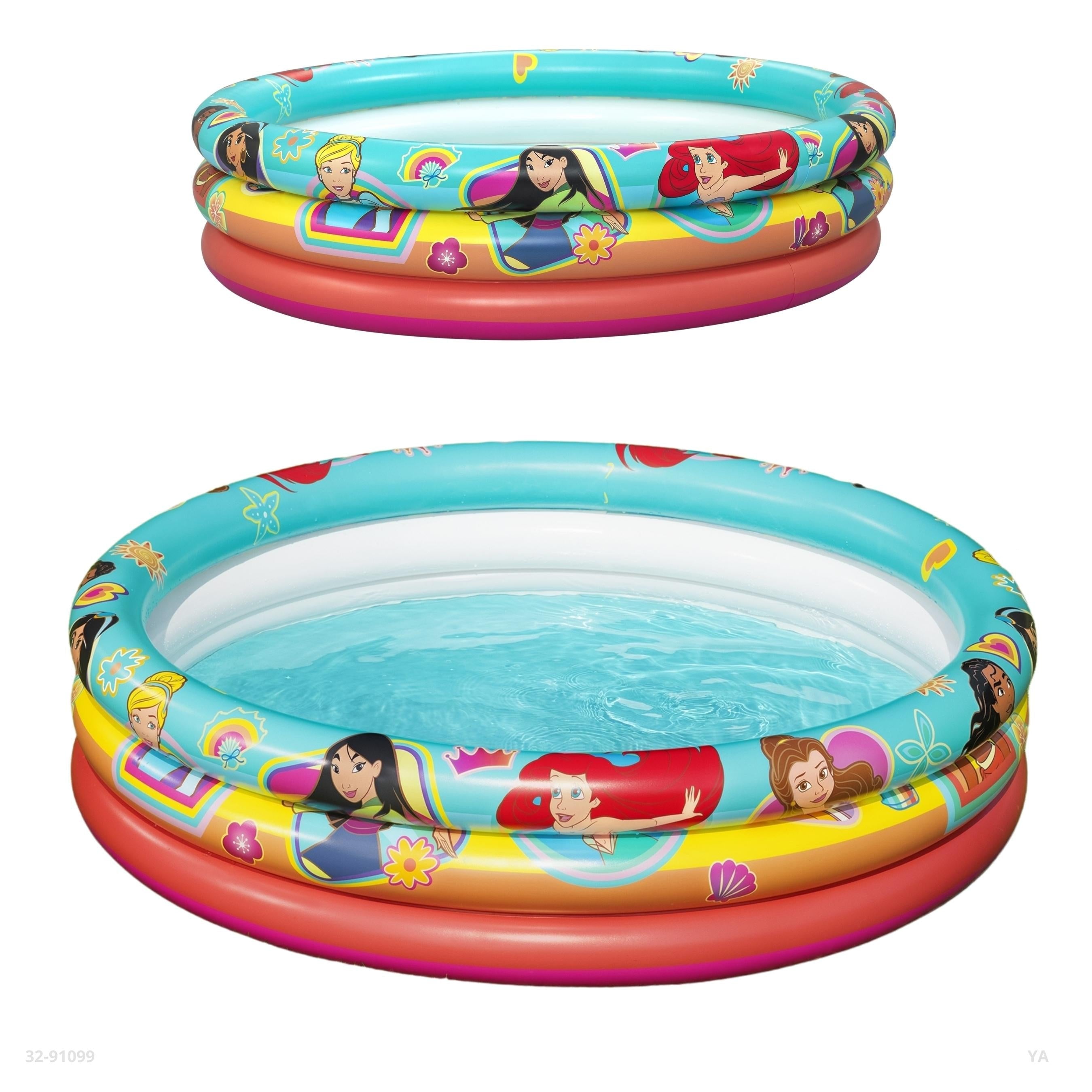 PISCINA REDONDA DE PRINCESAS P/NÑAS 122*30CM