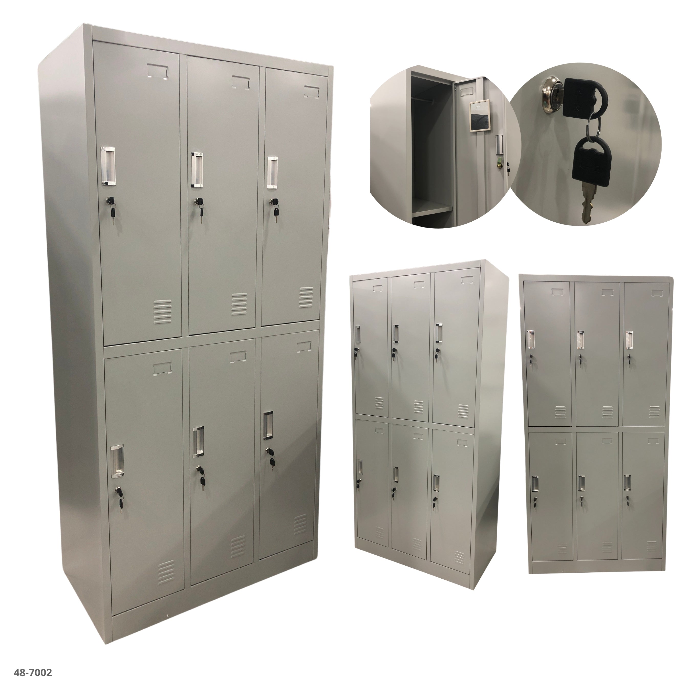 METAL FILE FILE WITH 4 BLACK DRAWERS / 11-2197