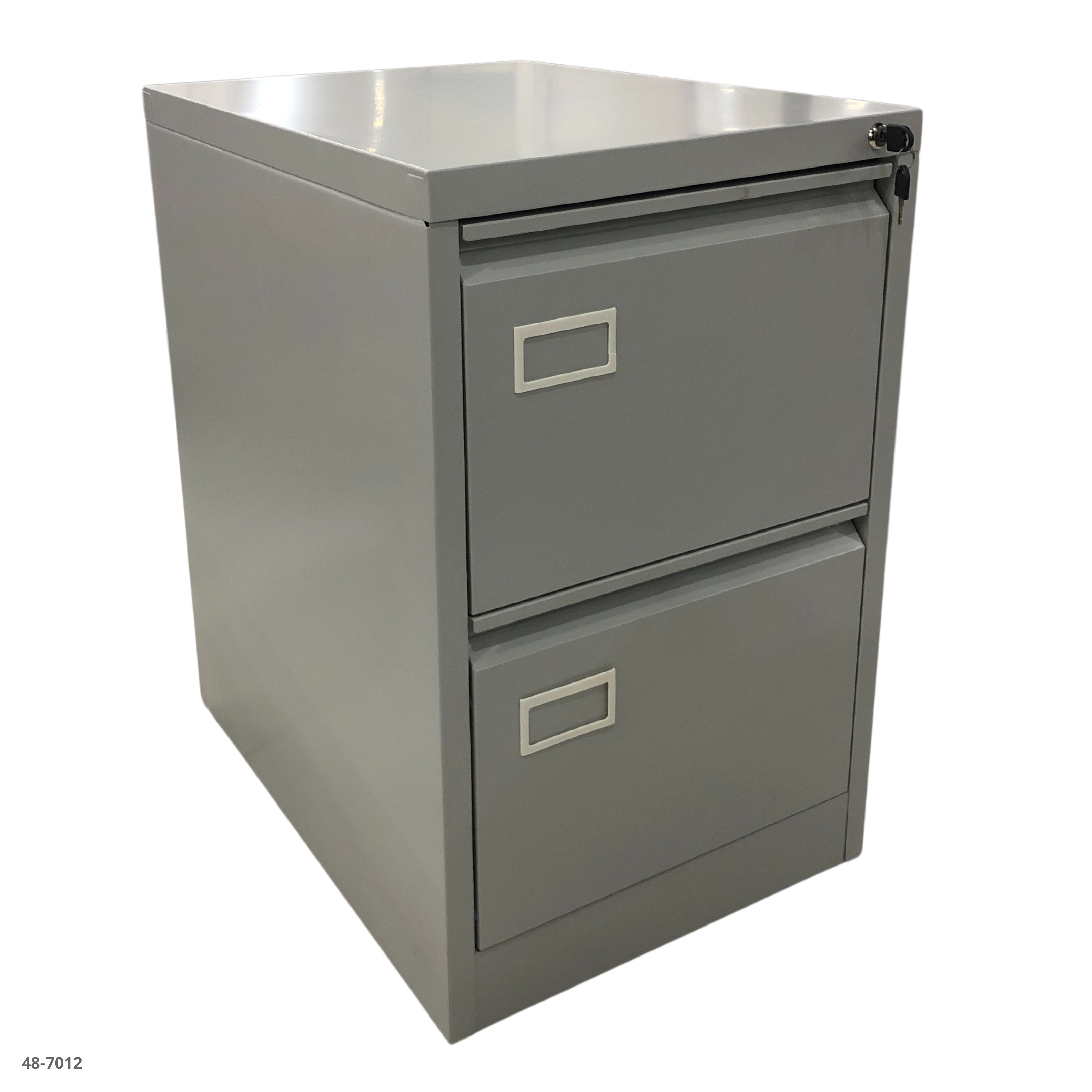 Archivador metalico 2 gavetas gris claro - 48-7012