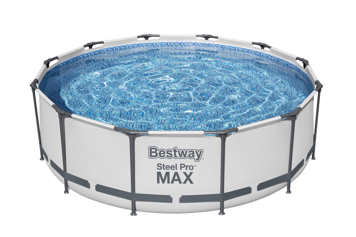 Piscina Bestway Steel Pro Max Redonda 366x100 cm con Bomba de Filtro