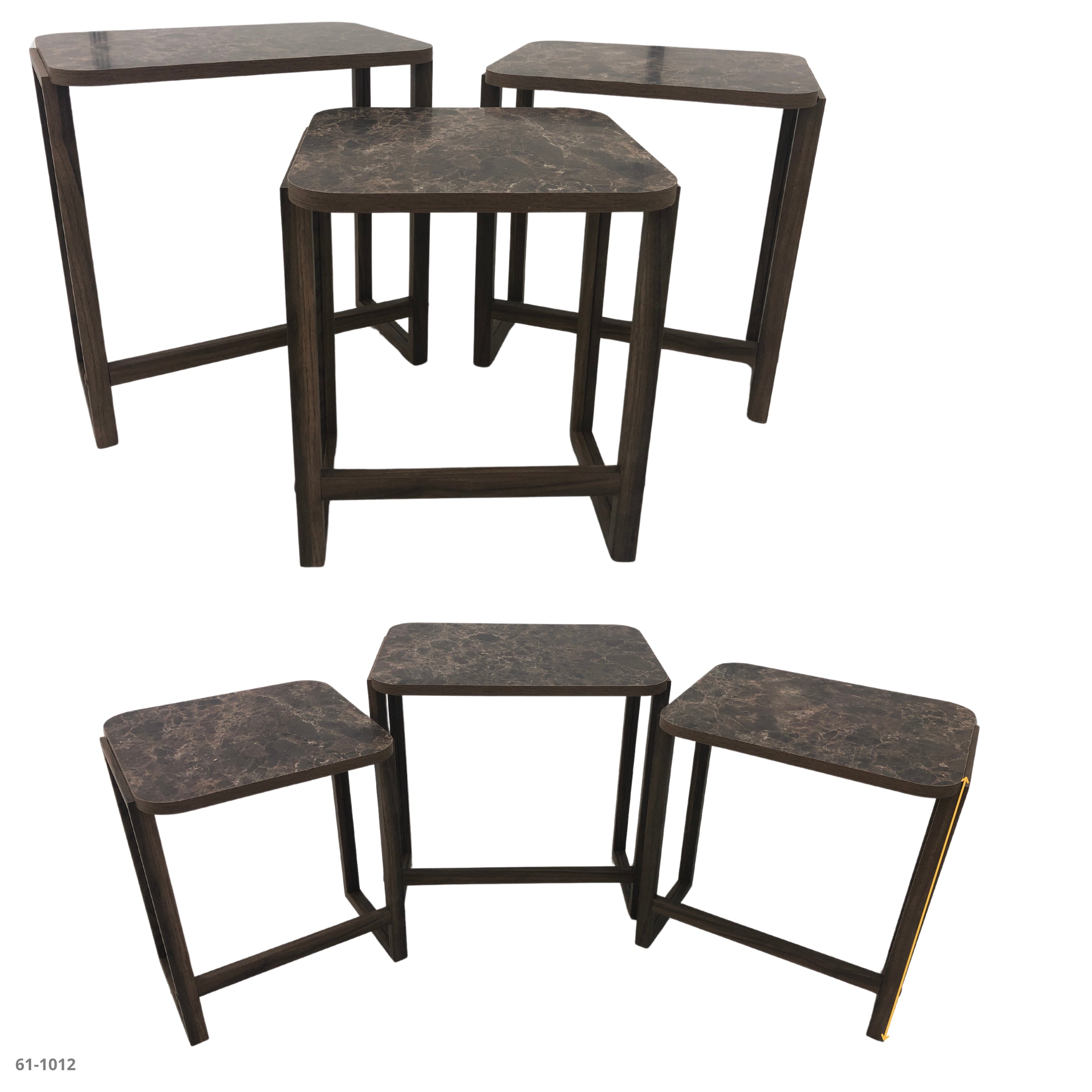 JGO MESITAS 3 PZA CHOCOLATE/NUEZ