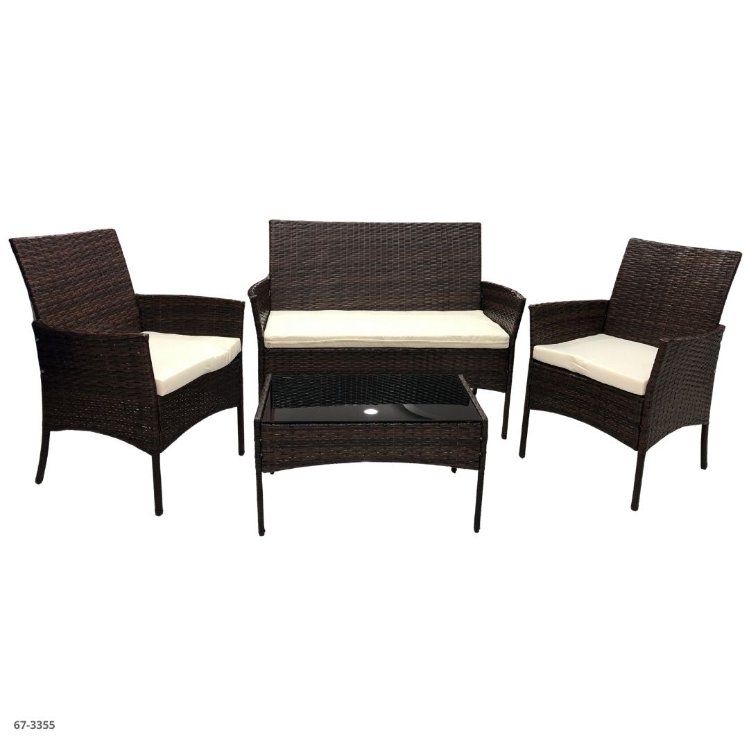 JUEGO DE SOFA 4PZAS CHOCOLATE