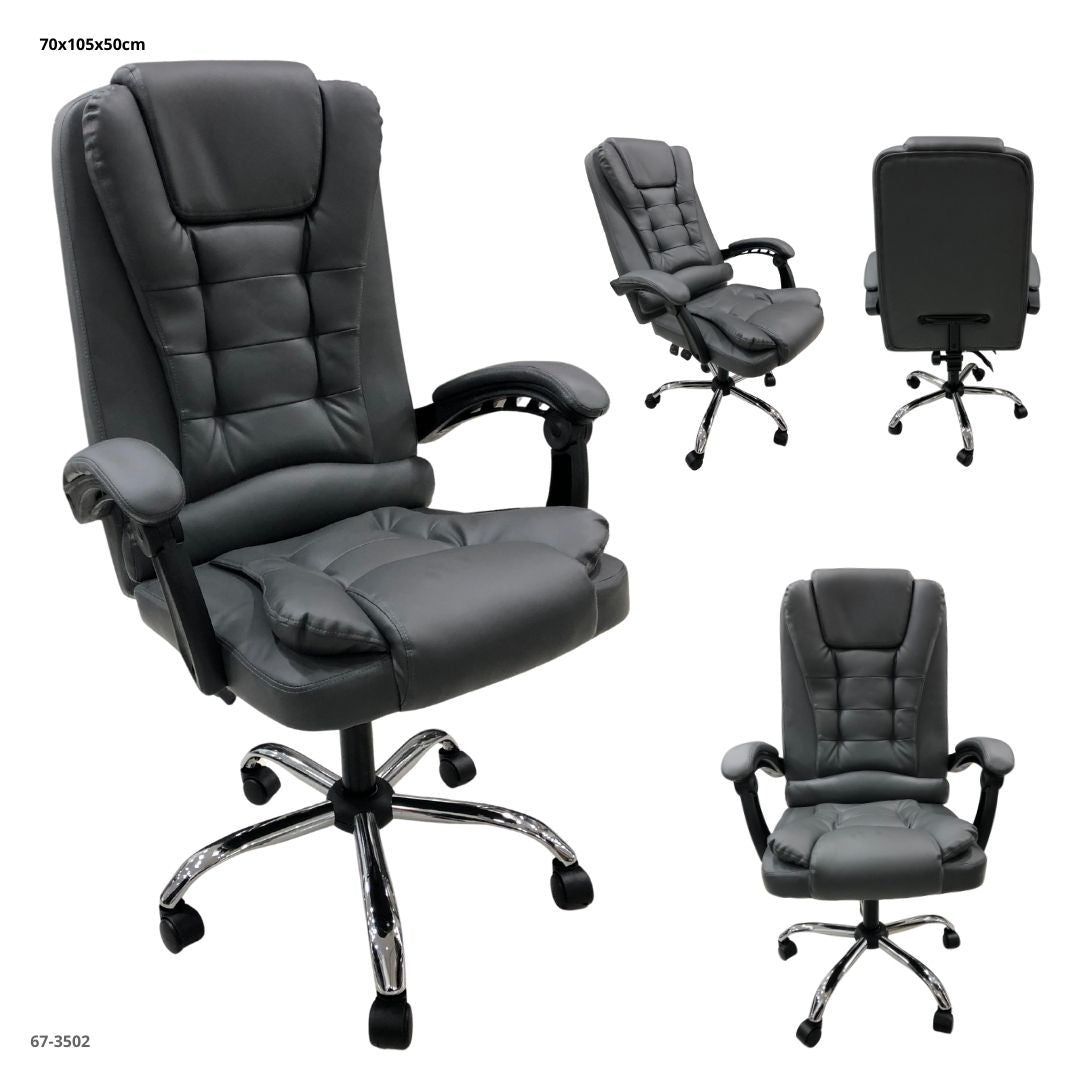 SILLA DE OFICINA CUERINA