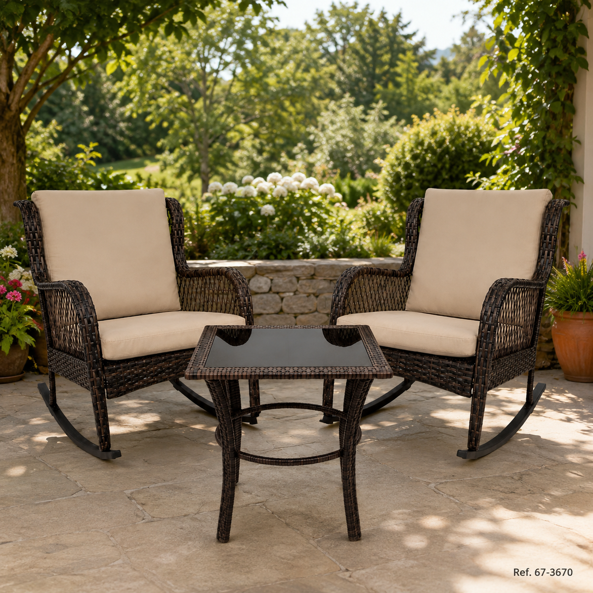 Juego de terraza ambiente Ref. 67-3670