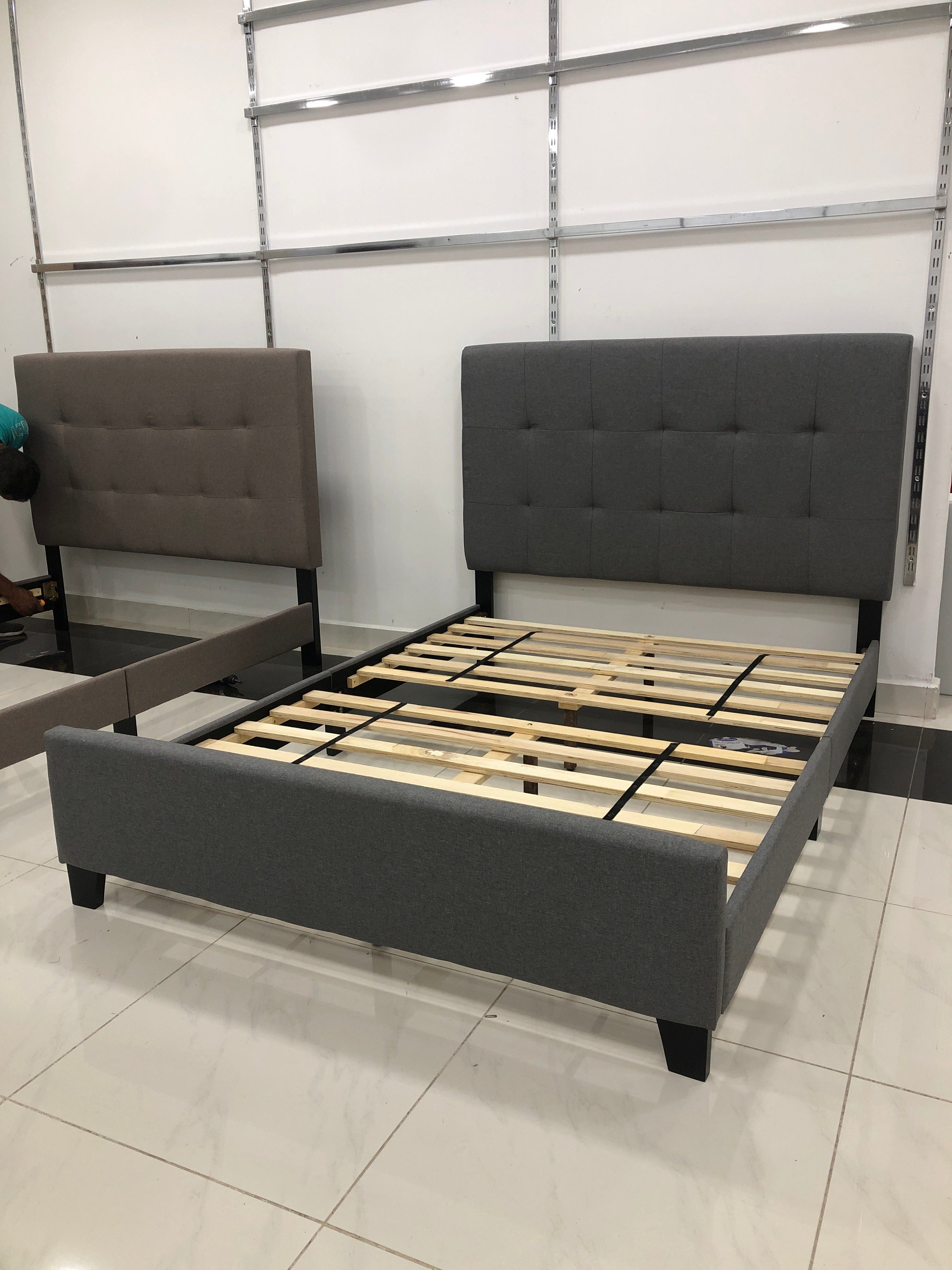 Cama Emily Full Gris - vista 5 - Ref. 74-1507