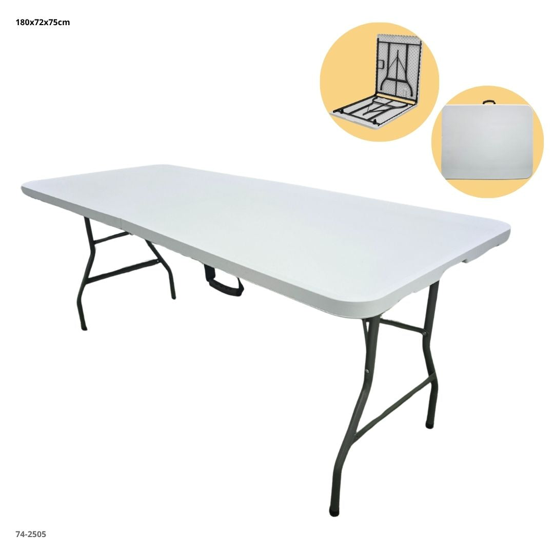 4' WHITE PLASTIC FOLDING TABLE 94-ZK-120