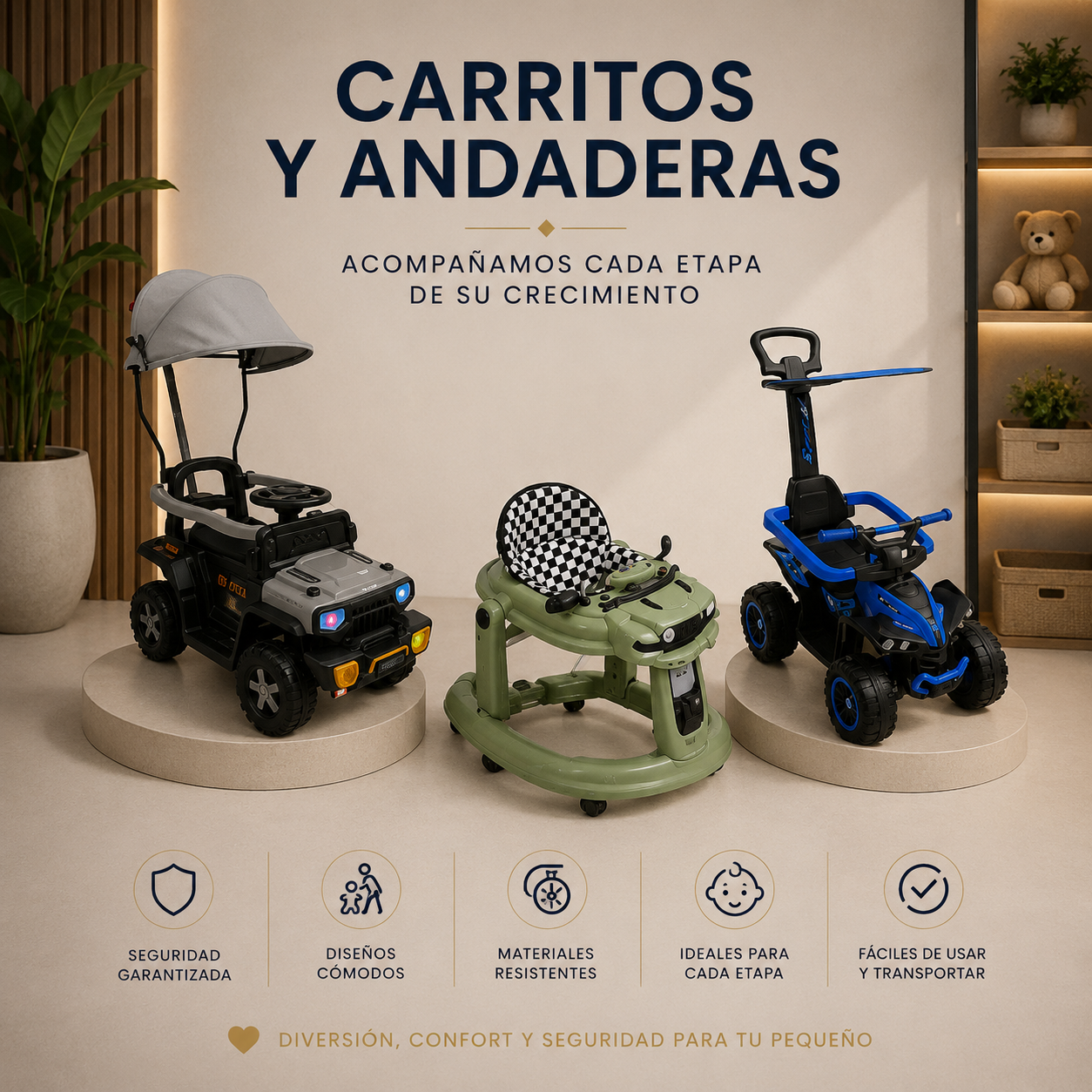 carrito y andadera