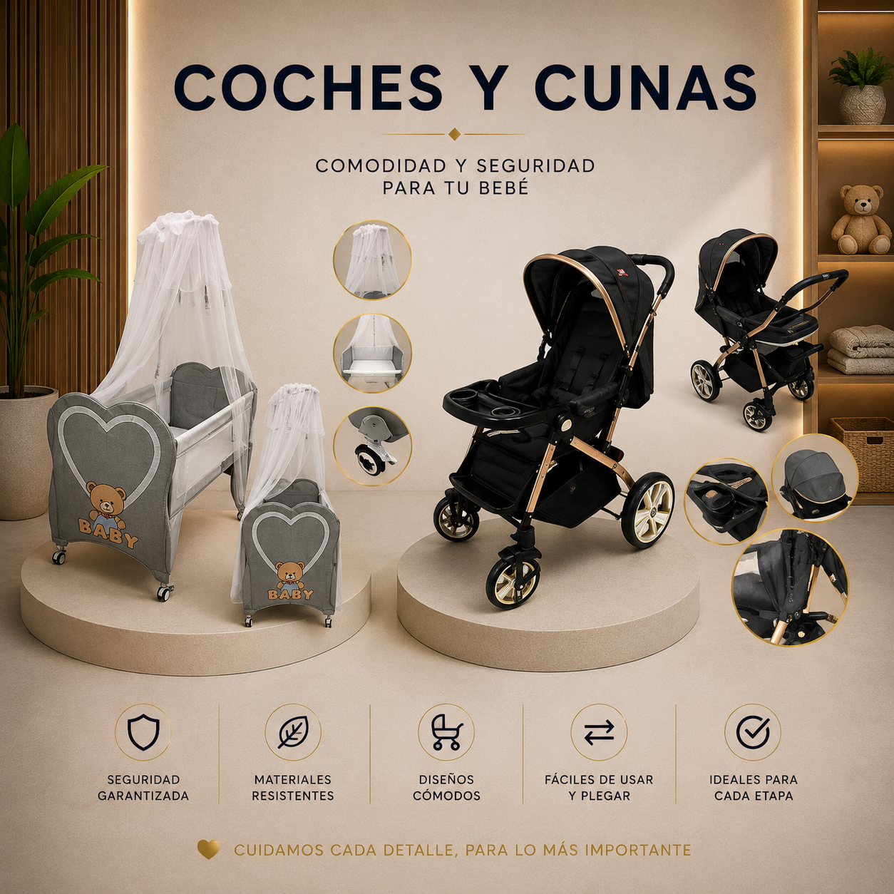 Coches y cunas