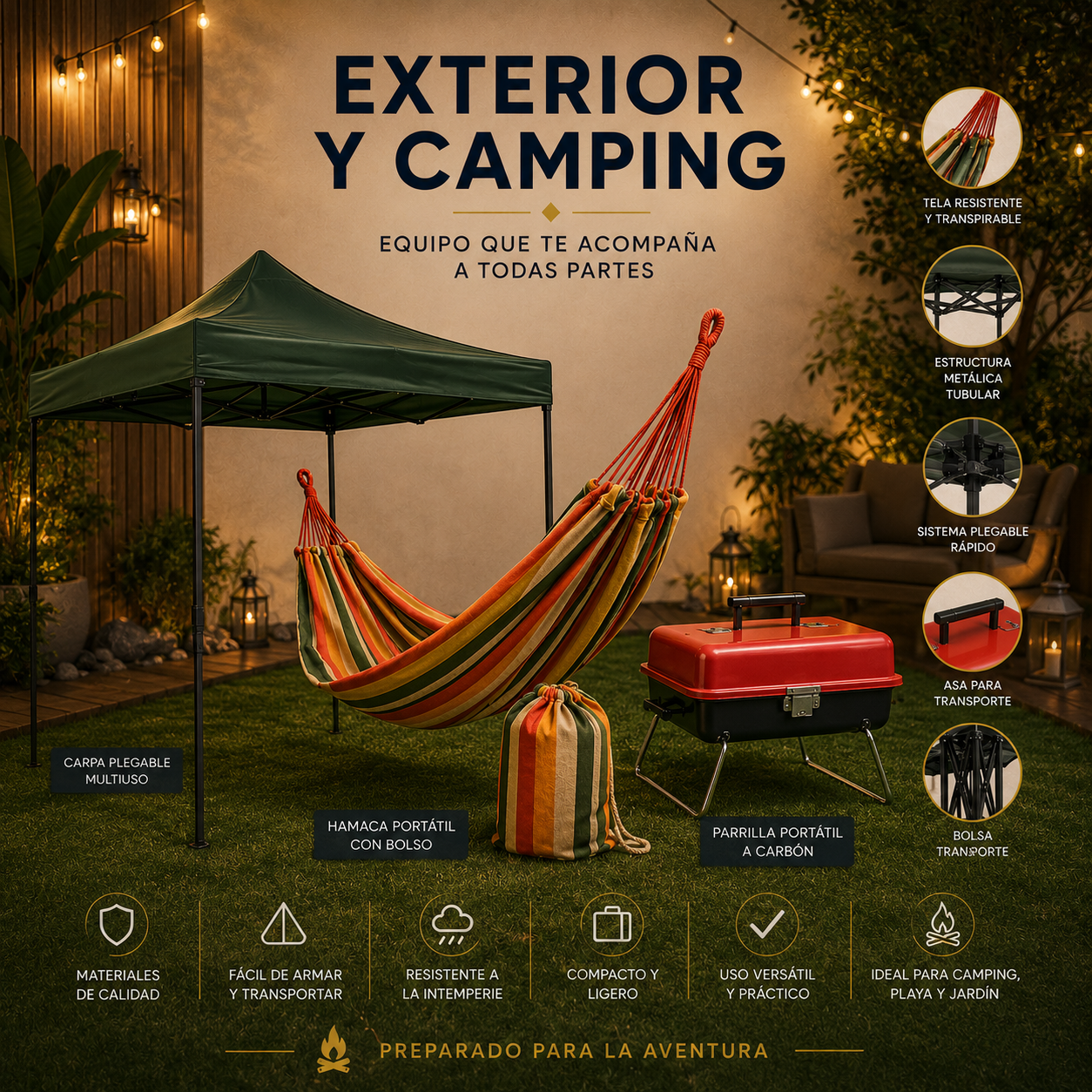 exterior y camping