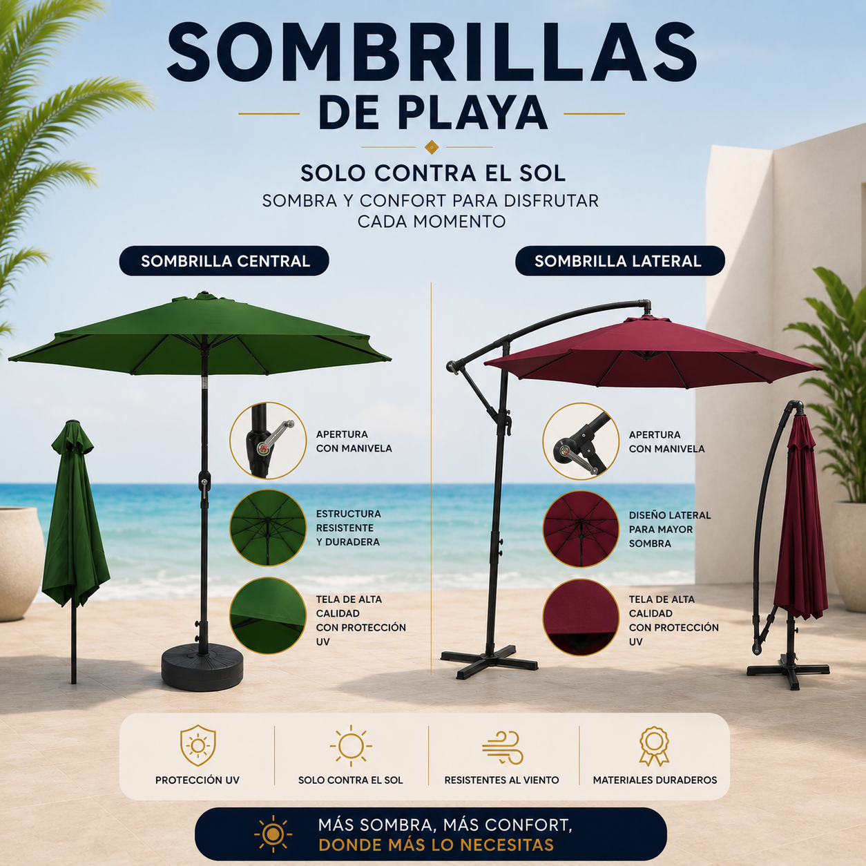 sombrillas de playa