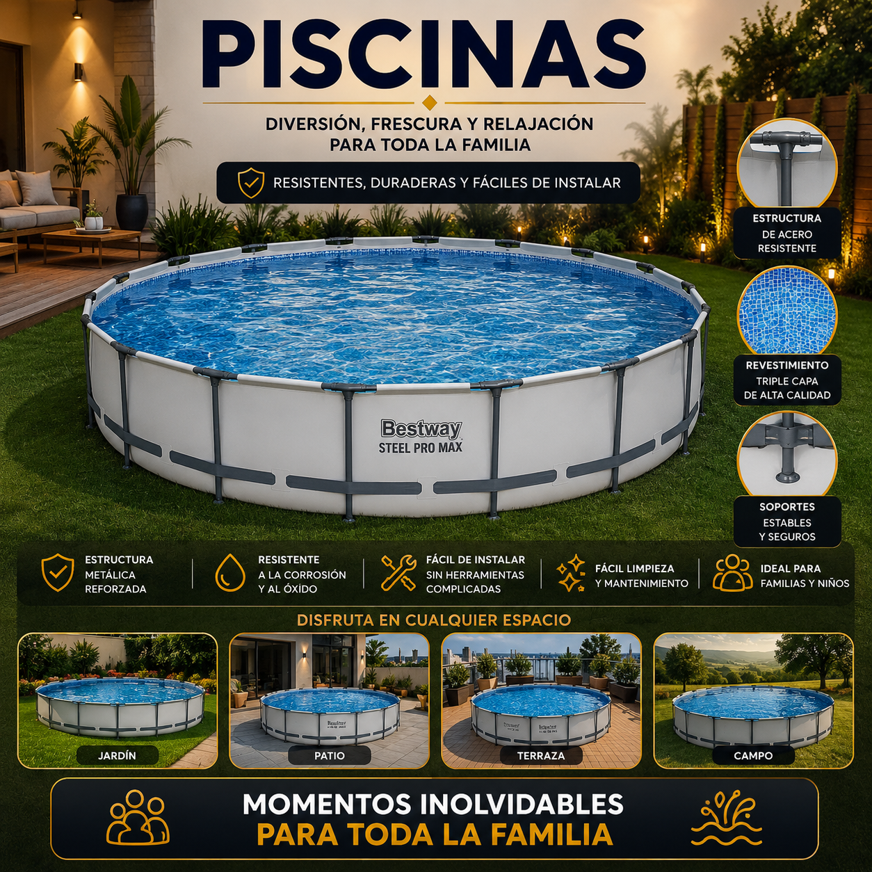 piscinas