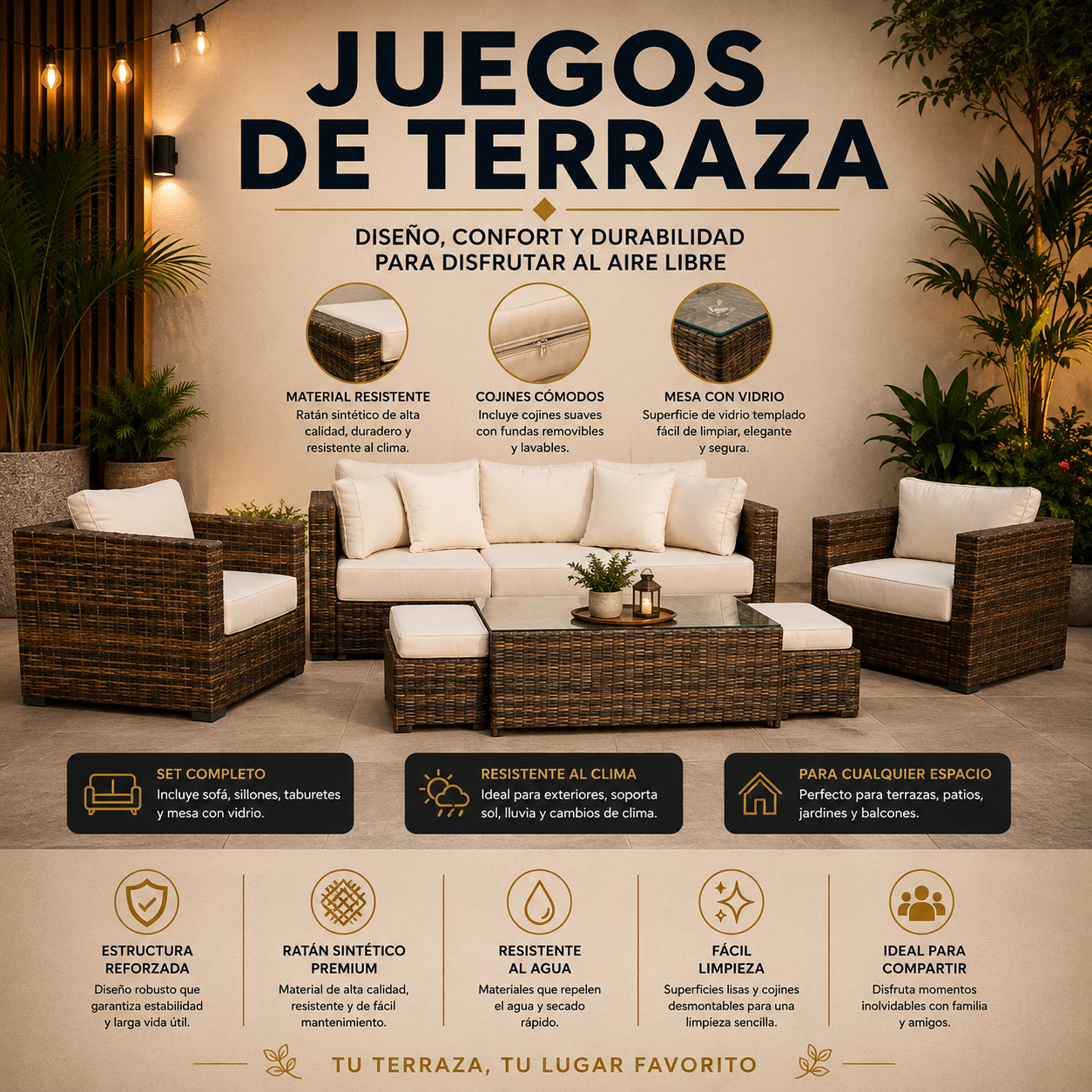 juegos de terraza
