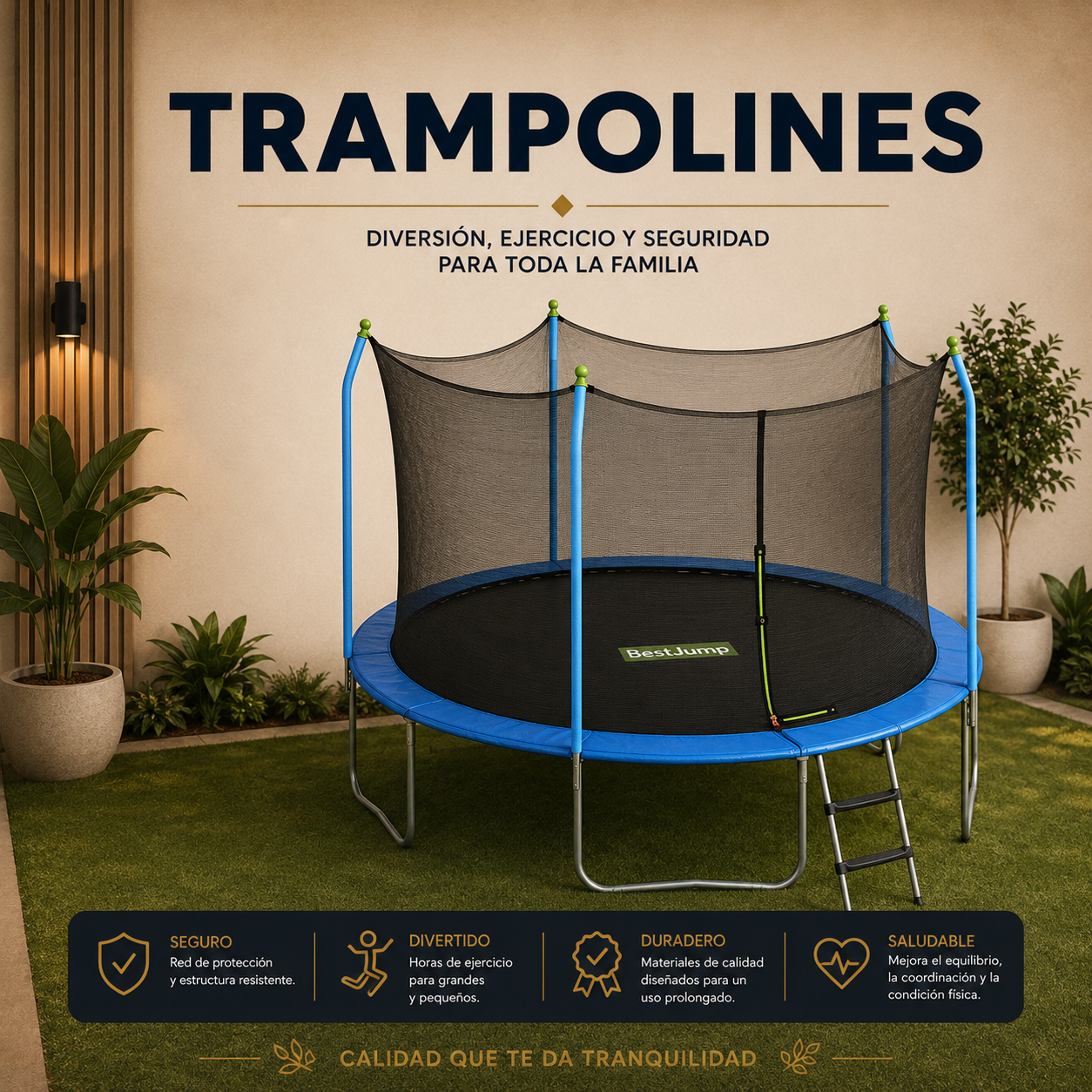 trampolines