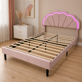 Cama Rosa/Led en ambiente exterior