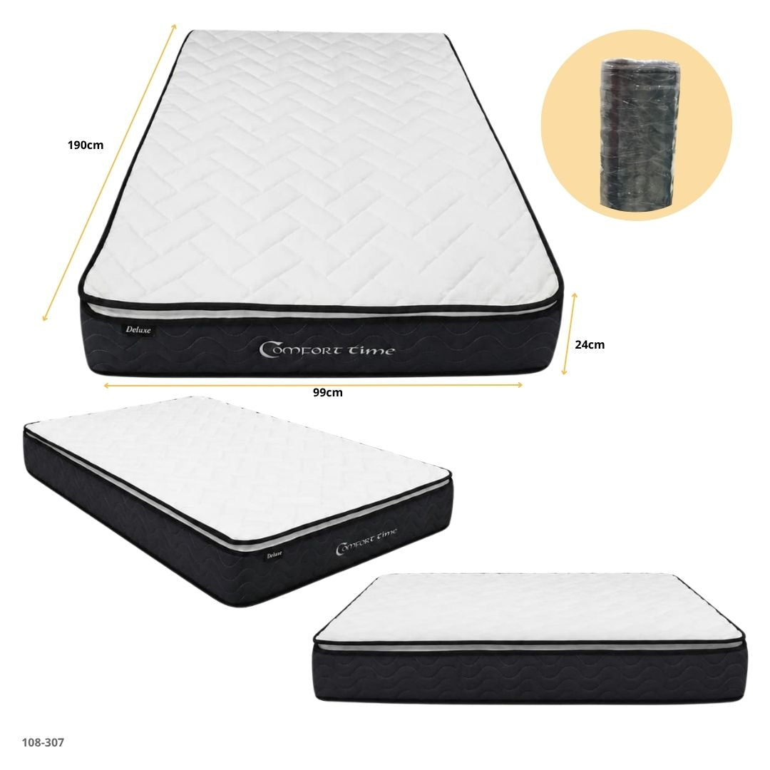 COLCHON EMPACADO AL VACIO CONFORT TIME DELUXE
