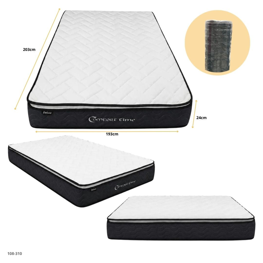COLCHON EMPACADO AL VACIO CONFORT TIME DELUXE