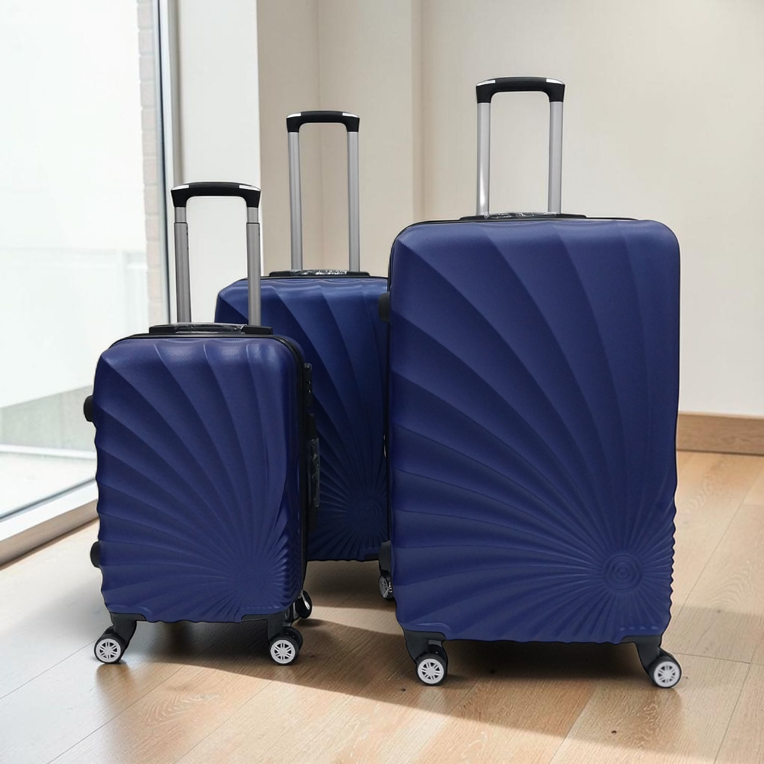 Maletas Navy Juego de 3 Piezas 28/24/20" Navy en ambiente