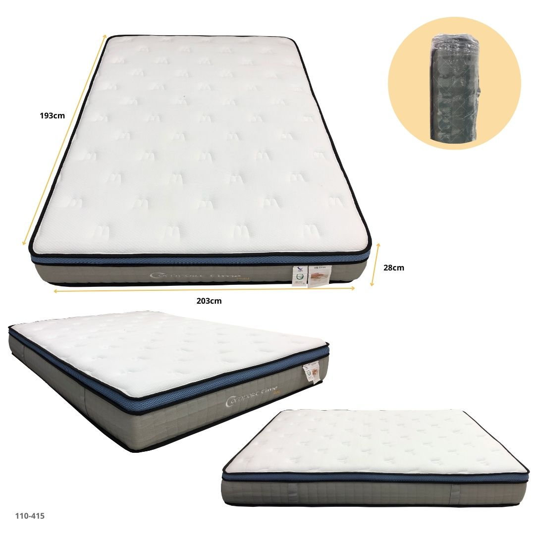 COLCHON EMPACADO AL VACIO COMFORT TIME GOLD