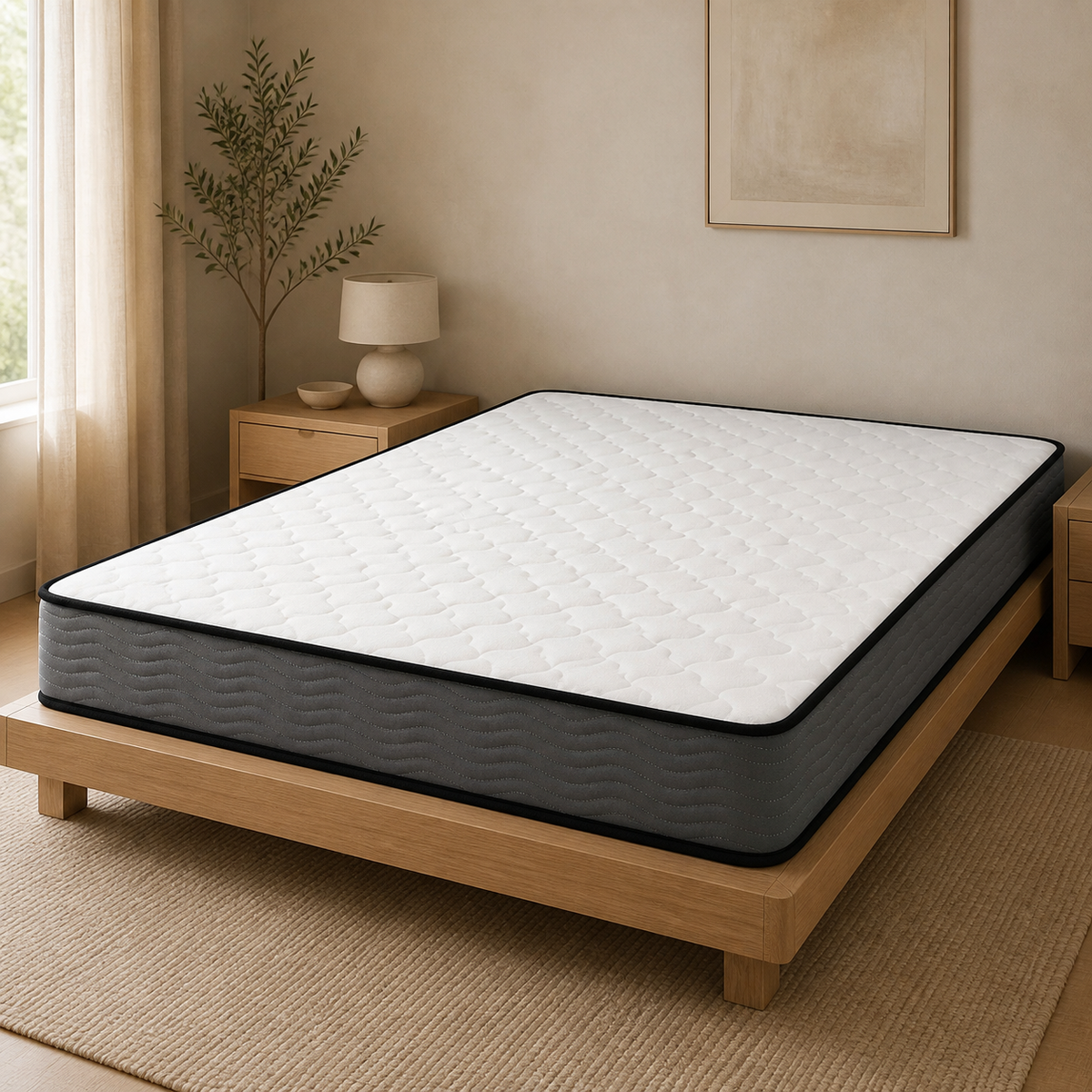Colchon Empacado al Vacio Comfort Time Silver