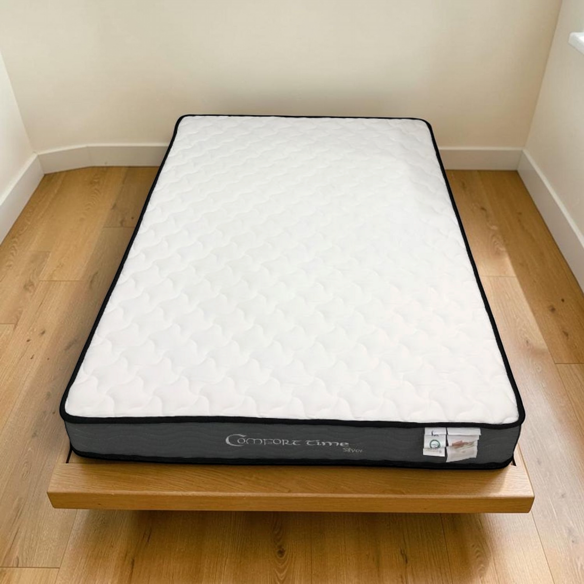 Colchon Empacado al Vacio Comfort Time Silver - Queen en ambiente