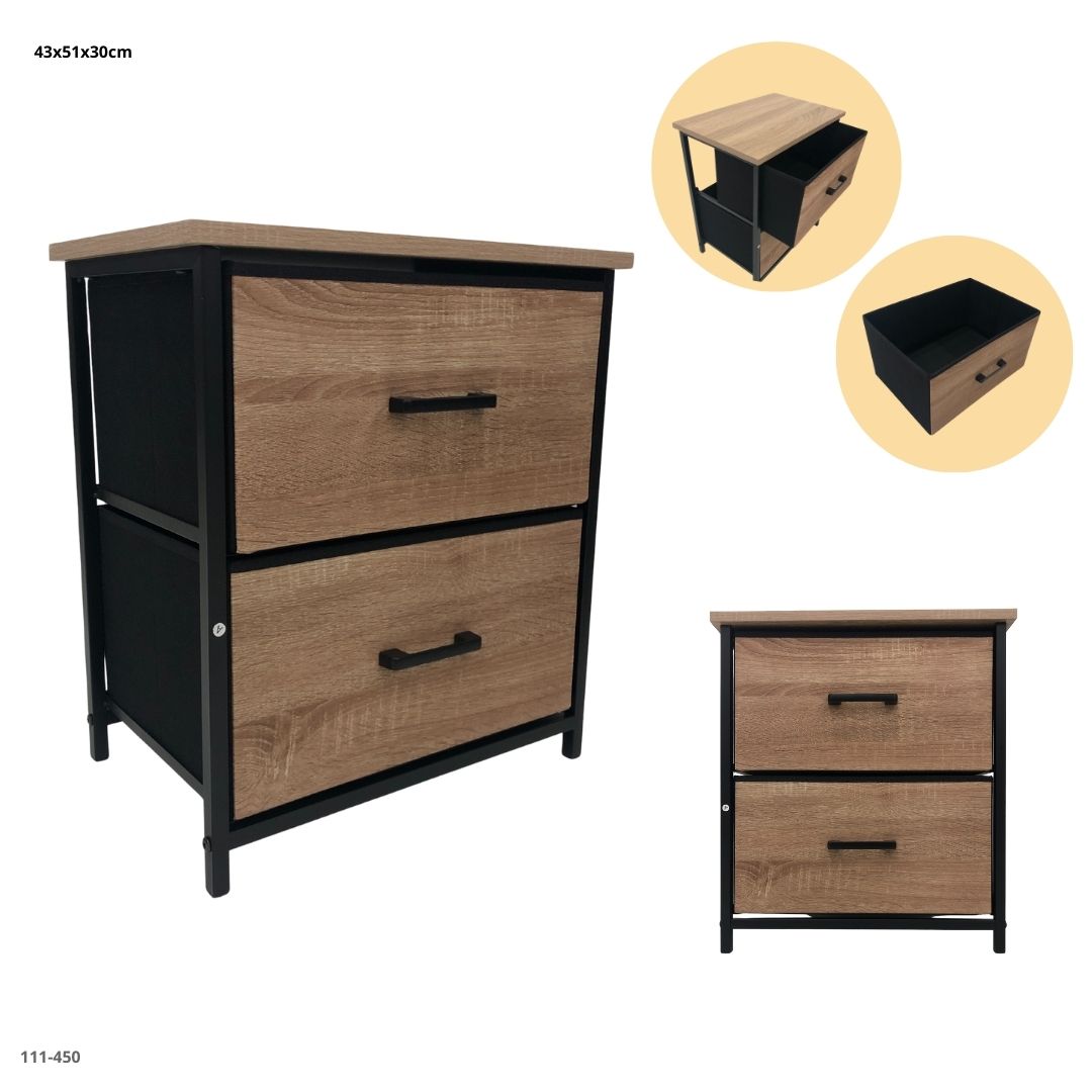 GAVETERO 2 GAVETAS 43*51*30CM