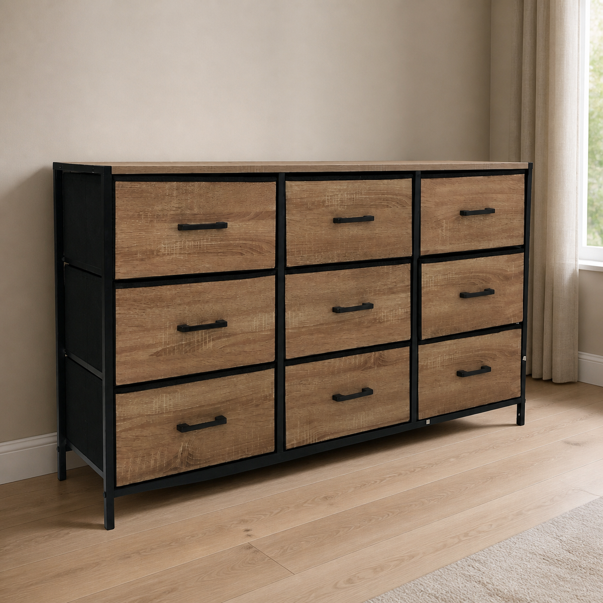 Gavetero 9 Gavetas 115*69*30CM en ambiente exterior
