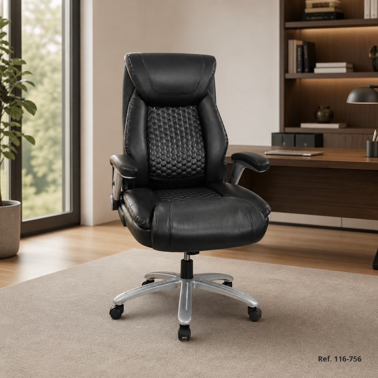 Silla de oficina 116-756 en ambiente contemporáneo. Ref. 116-756