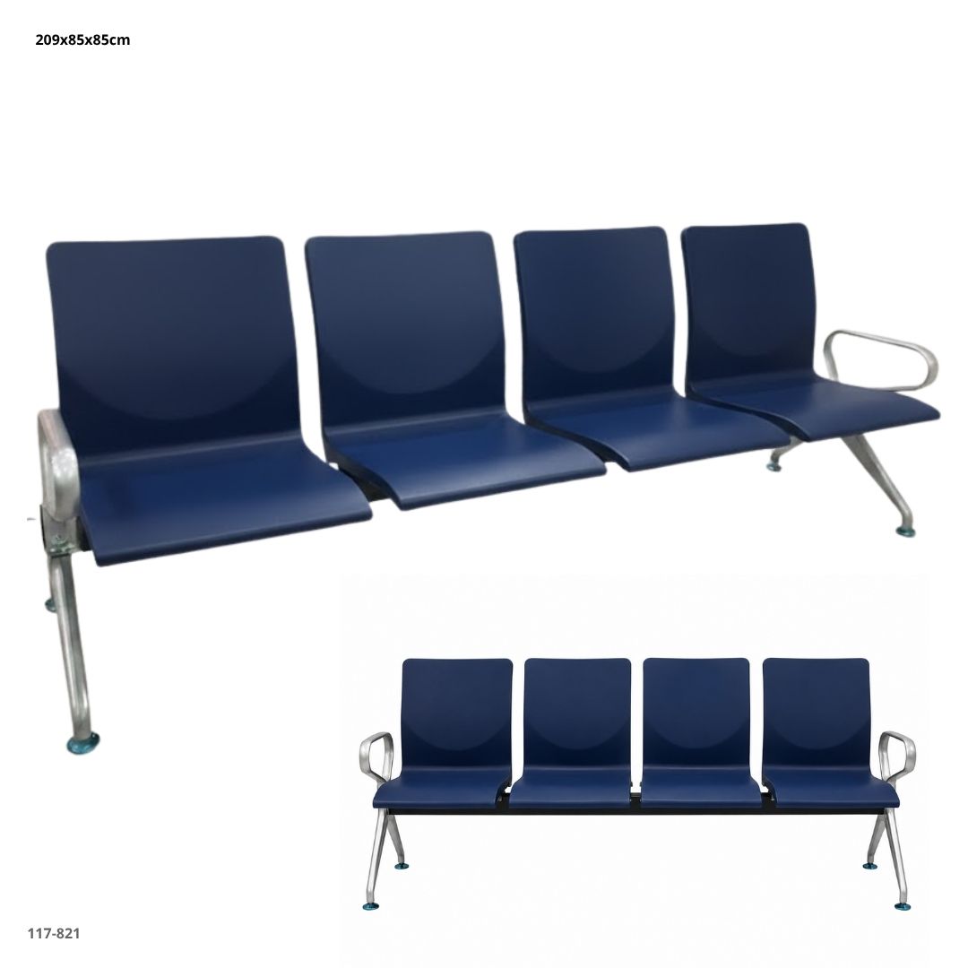 SET 4 SILLAS PLASTICA