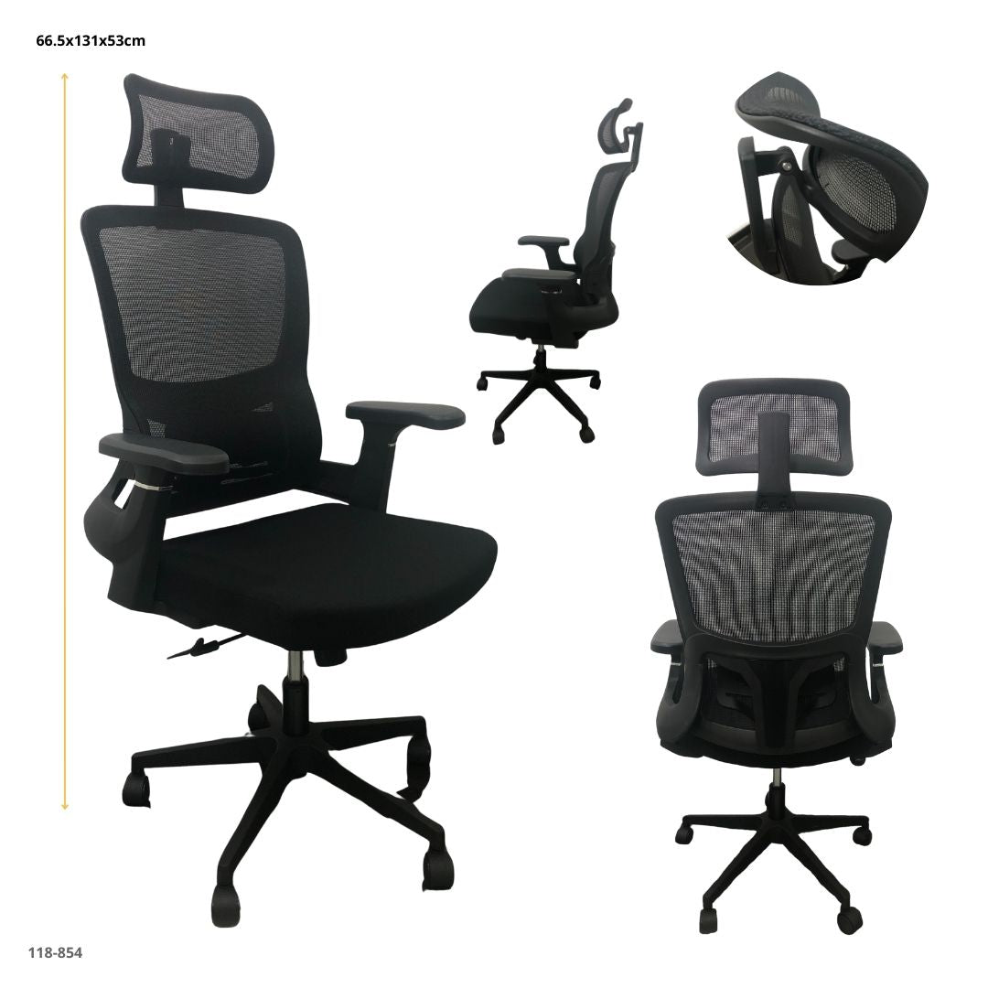 SILLA DE OFICINA NEGRA