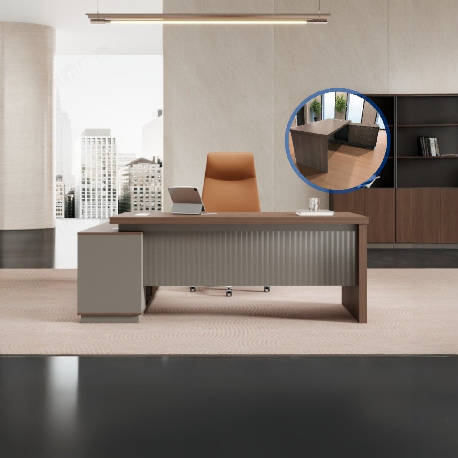 Mesa De Oficina 180*160*76 | Wood Office Desk Table 180 x 160 cm