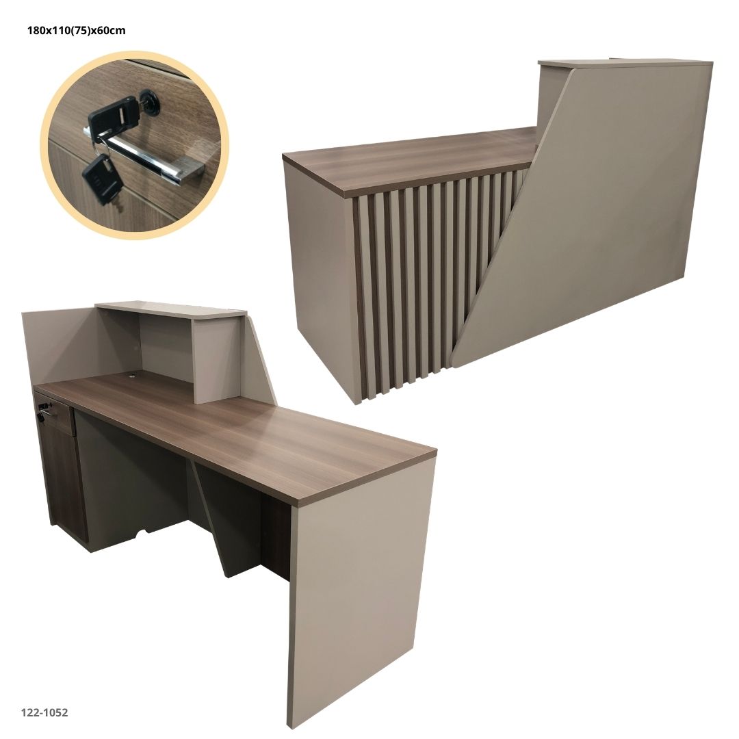 RECEPCION LADO IZQUIERDO CREMA 180*61.6*110CM