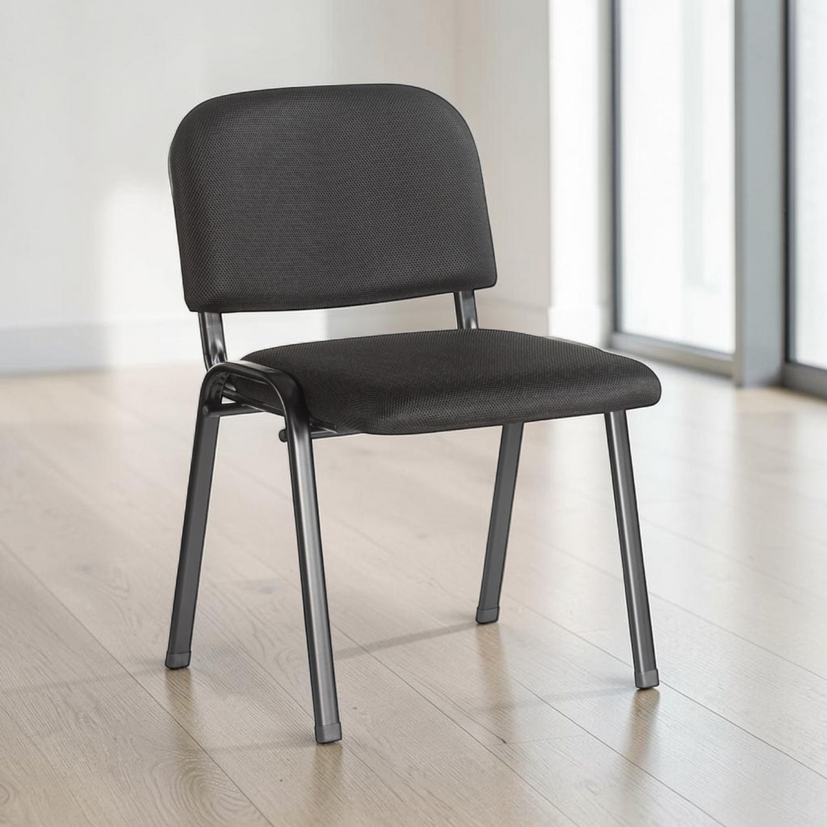 Silla de Espera Cojin 6CM Fija Negro en ambiente