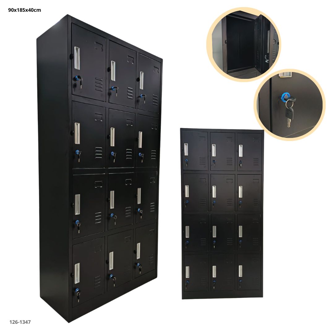 CASILLERO METALICO 12 PUERTAS PLEGABLE