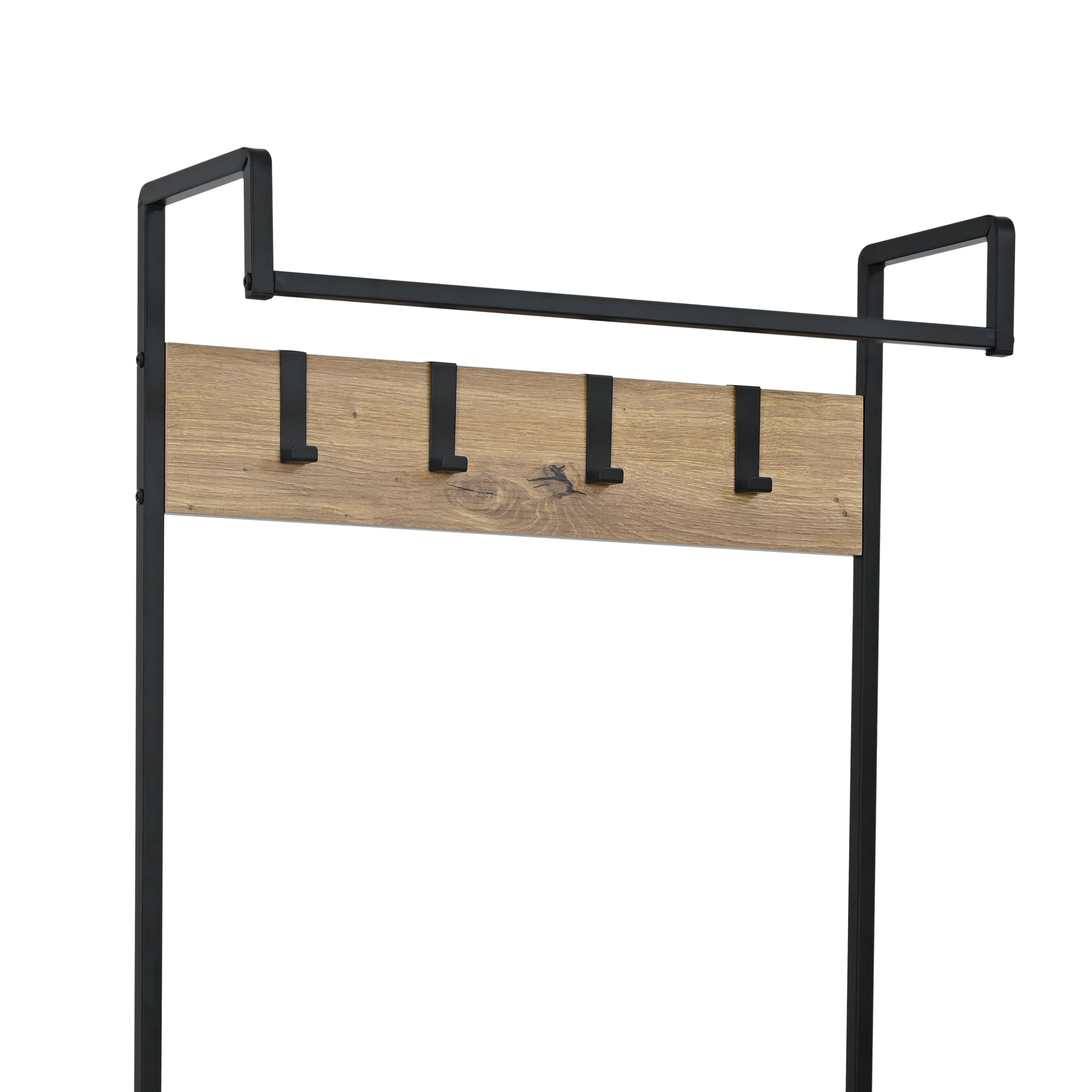 Mueble de Entrada con Perchero y Zapatera 60x26x122 cm - vista 7 - Ref. 131-311